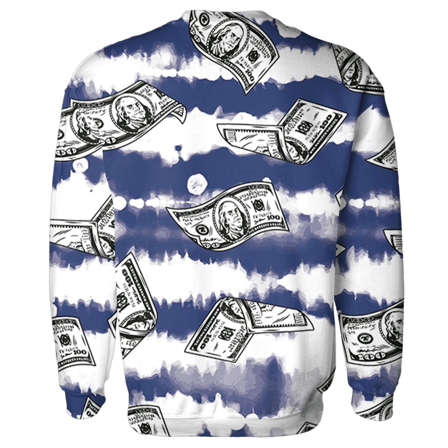 Midnight Navy 5s Sweatshirt Match Paid In Full 3D All-Over Print - NastyJamz