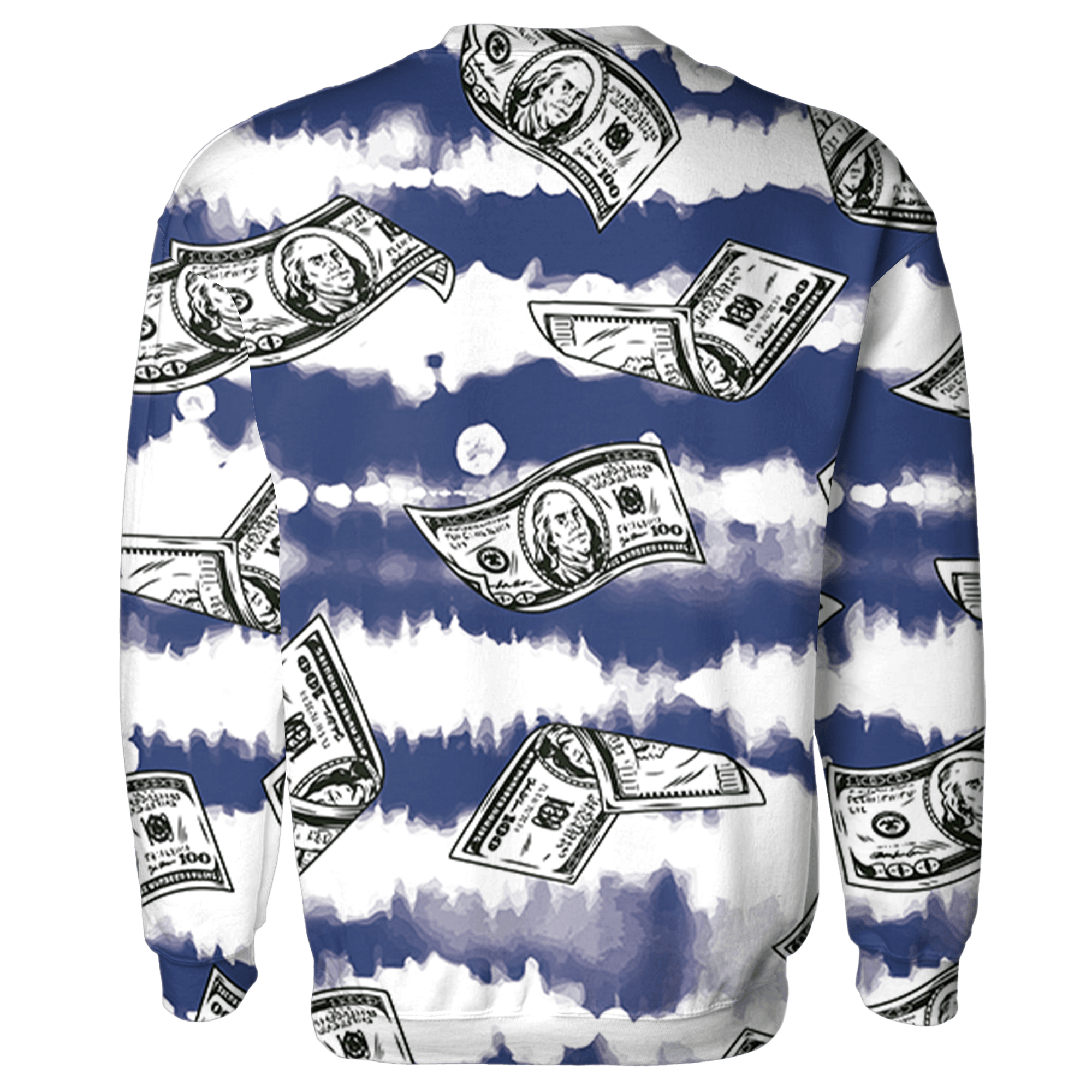 Midnight Navy 5s Sweatshirt Match Paid In Full 3D All-Over Print - NastyJamz