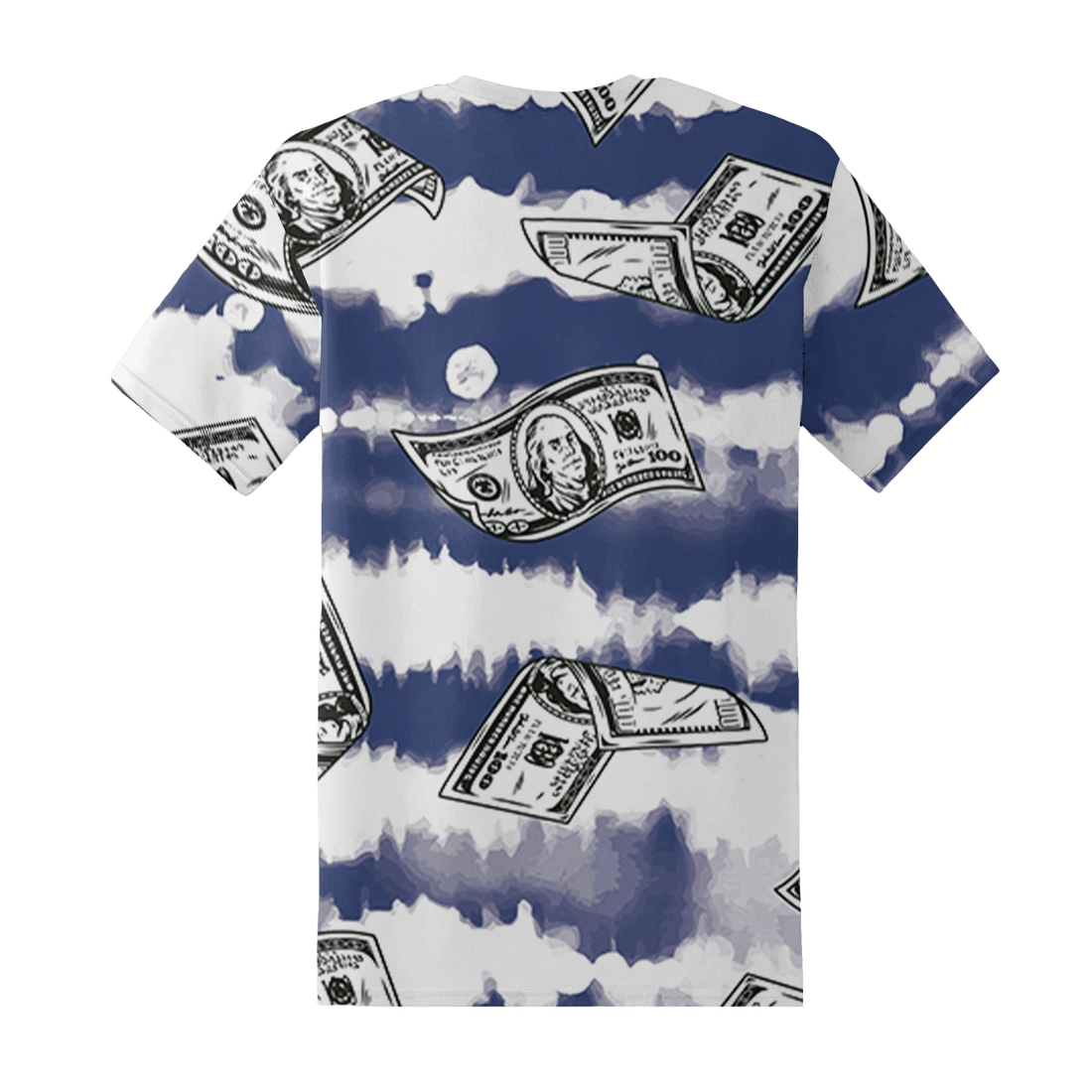 Midnight Navy 5s T Shirt Match Paid In Full 3D All-Over Print - NastyJamz