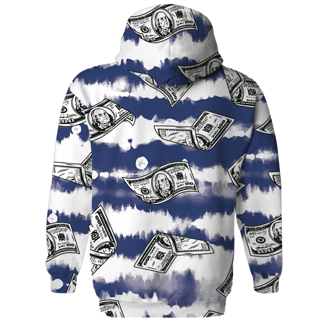Midnight Navy 5s Hoodie Match Paid In Full 3D All-Over Print - NastyJamz