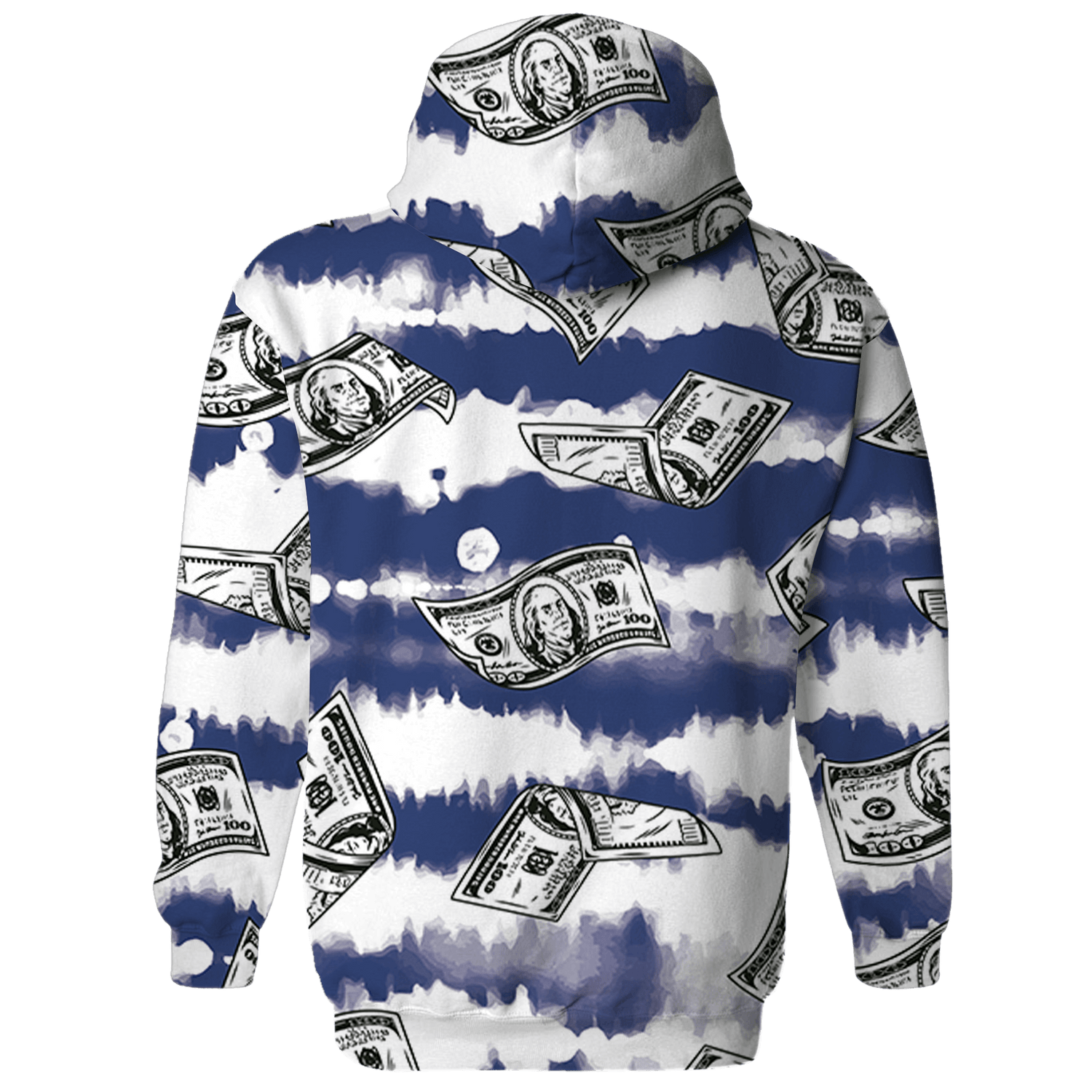 Midnight Navy 5s Hoodie Match Paid In Full 3D All-Over Print - NastyJamz