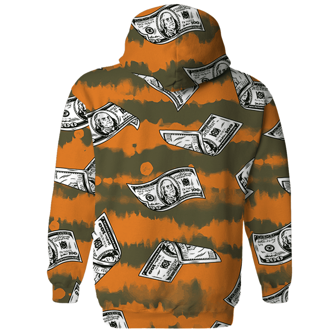 Olive 5s Hoodie Match Paid In Full 3D All-Over Print - NastyJamz