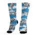 Powder Blue 9s Socks Match Paid In Full 3D All-Over Print - NastyJamz