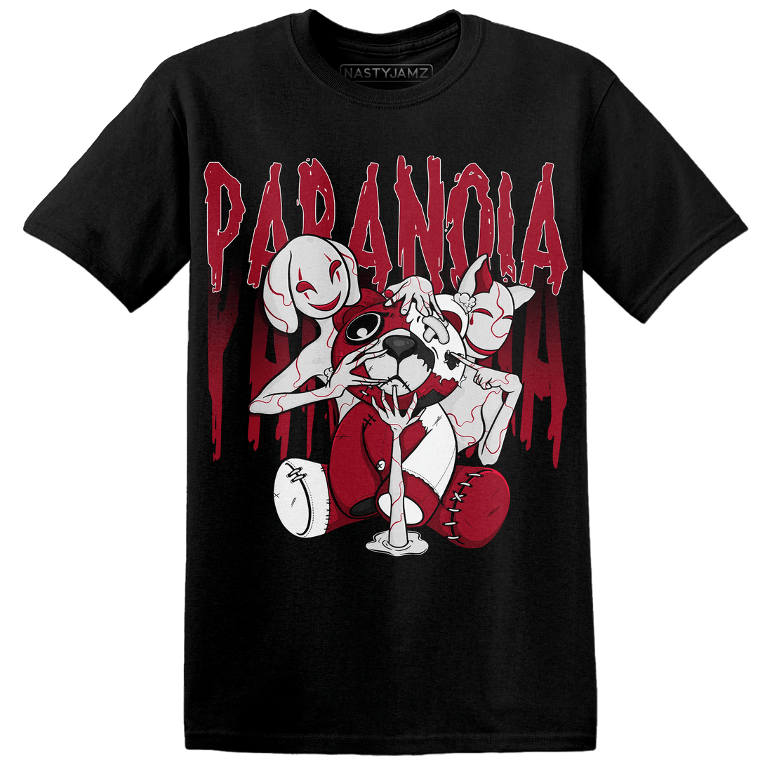 Retro Red Taxi 12s T Shirt Match Paranoia BER - NastyJamz
