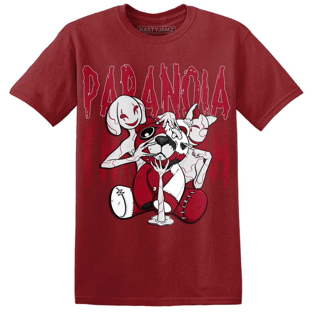 Retro Red Taxi 12s T Shirt Match Paranoia BER - NastyJamz
