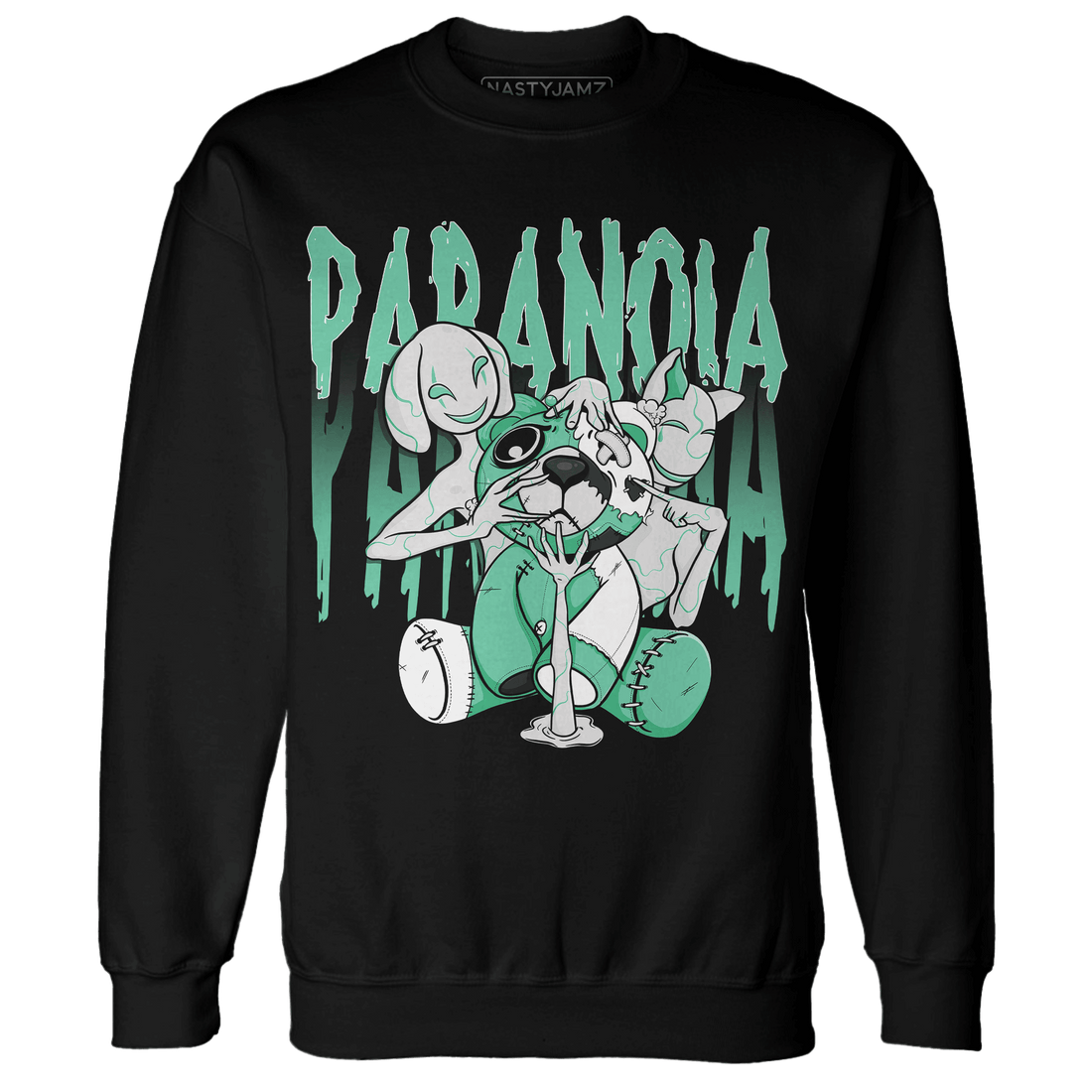 High OG Green Glow 1s Sweatshirt Match Paranoia BER - NastyJamz