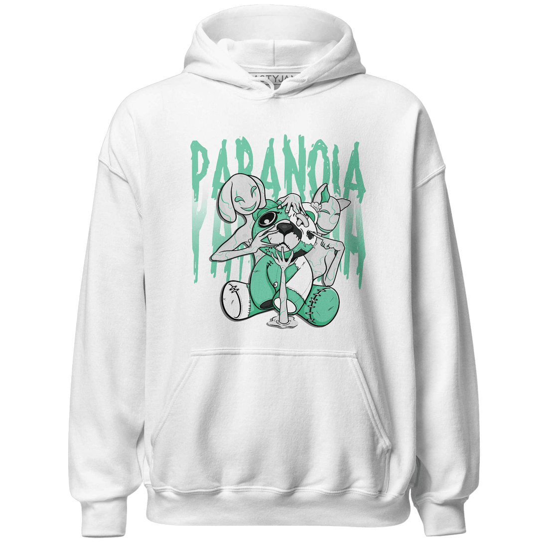 High OG Green Glow 1s Hoodie Match Paranoia BER - NastyJamz