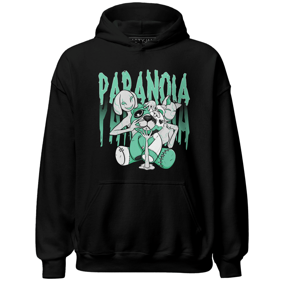 High OG Green Glow 1s Hoodie Match Paranoia BER - NastyJamz