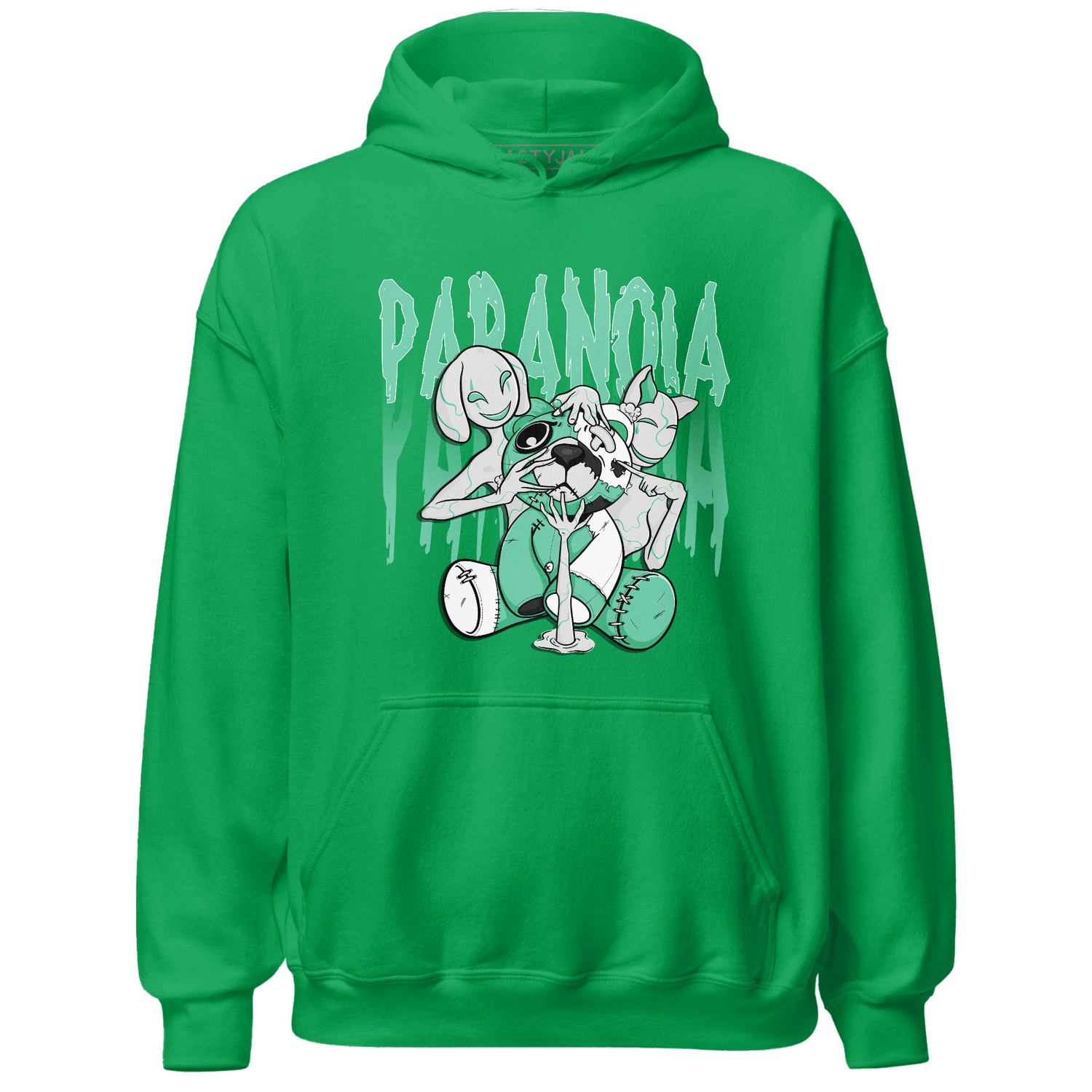 High OG Green Glow 1s Hoodie Match Paranoia BER - NastyJamz