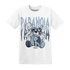 Mid Diffused Blue Grey 1s T Shirt Match Paranoia BER - NastyJamz
