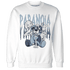 Mid Diffused Blue Grey 1s Sweatshirt Match Paranoia BER - NastyJamz