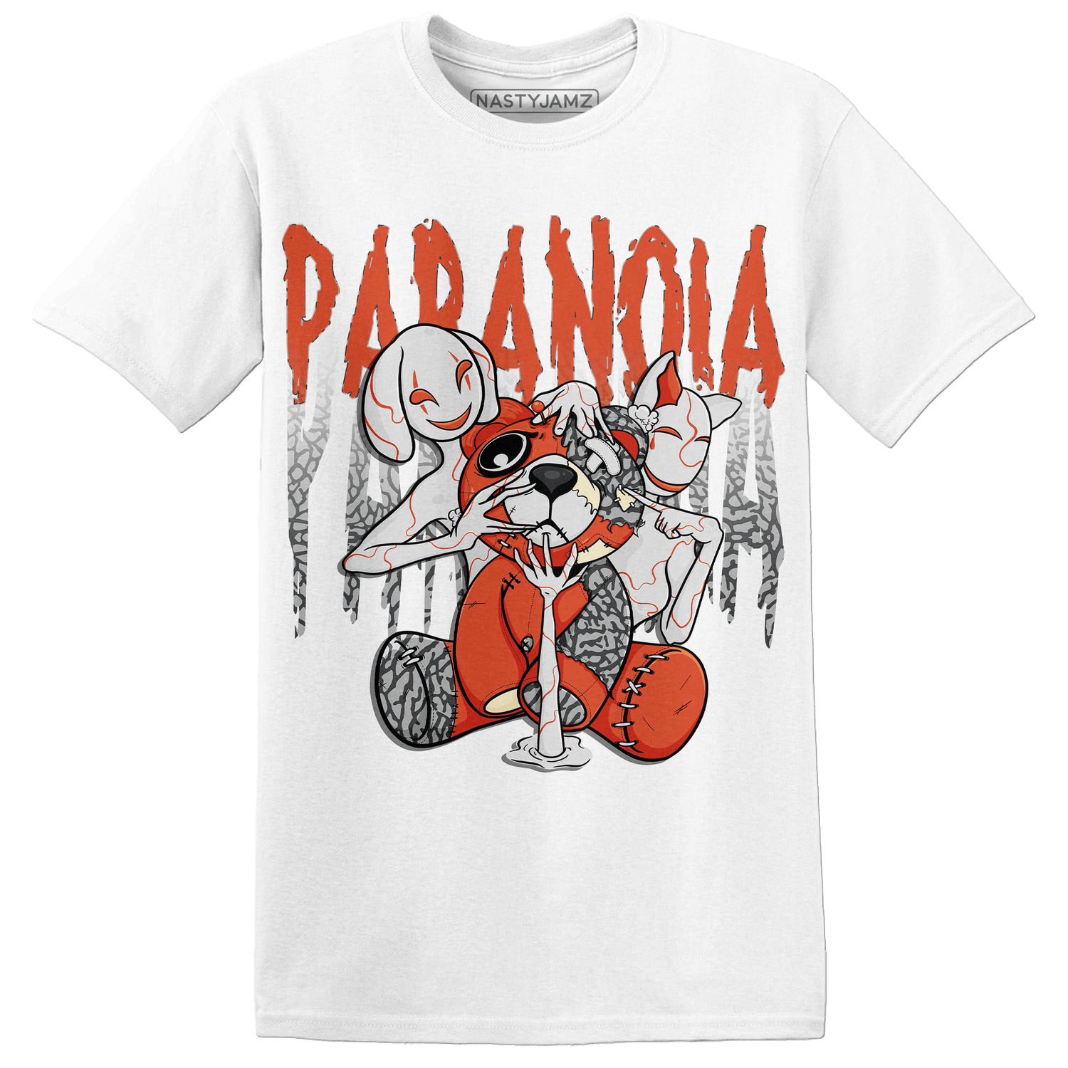 Georgia Peach 3s T Shirt Match Paranoia BER - NastyJamz