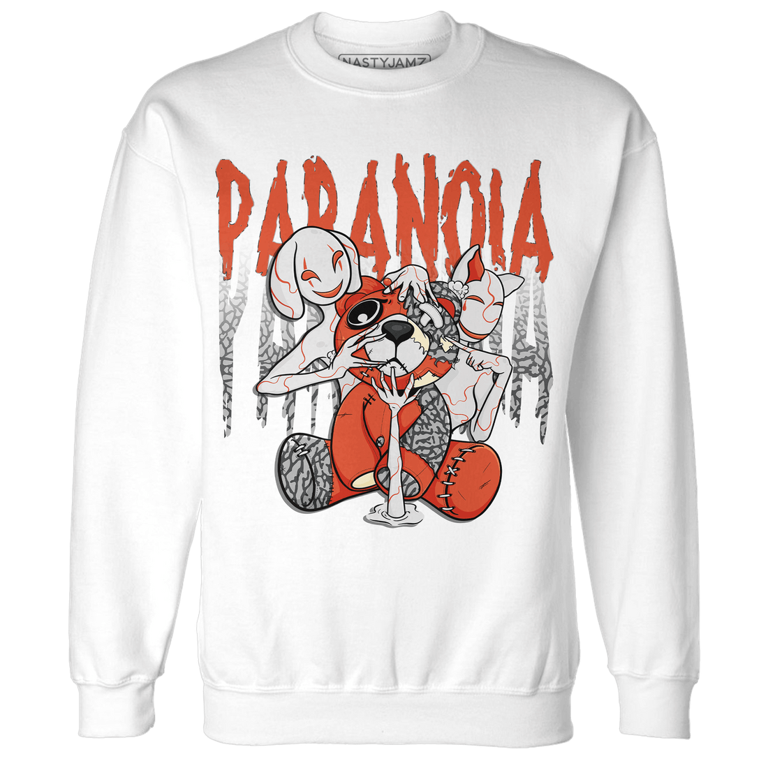 Georgia Peach 3s Sweatshirt Match Paranoia BER - NastyJamz