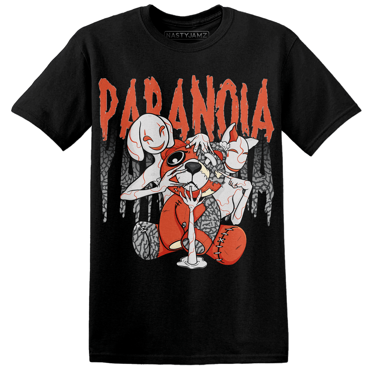 Georgia Peach 3s T Shirt Match Paranoia BER - NastyJamz