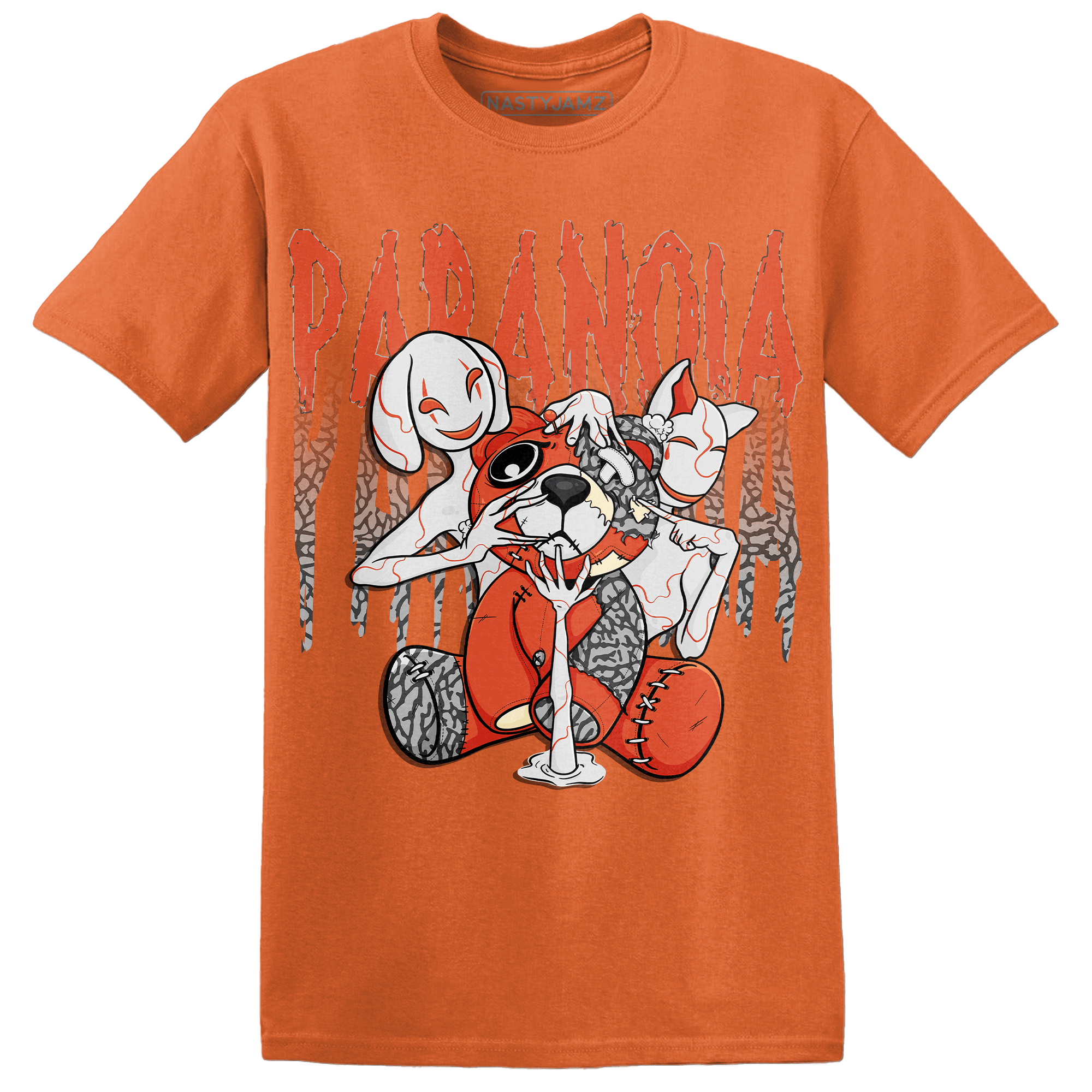 Georgia Peach 3s T Shirt Match Paranoia BER - NastyJamz