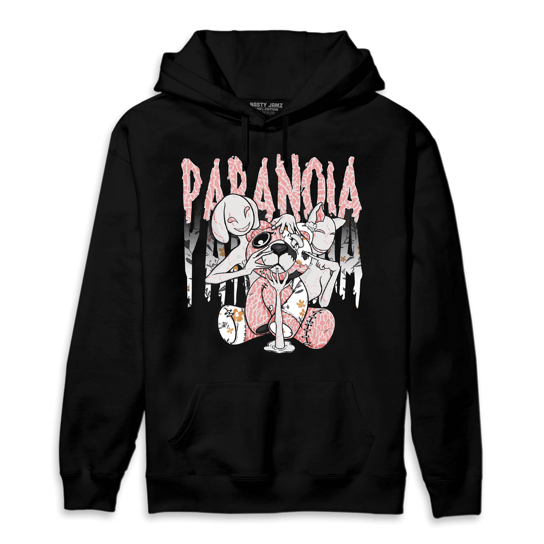 Red Stardust 3s Hoodie Match Paranoia BER - NastyJamz