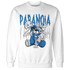 Industrial Blue 4s Sweatshirt Match Paranoia BER - NastyJamz