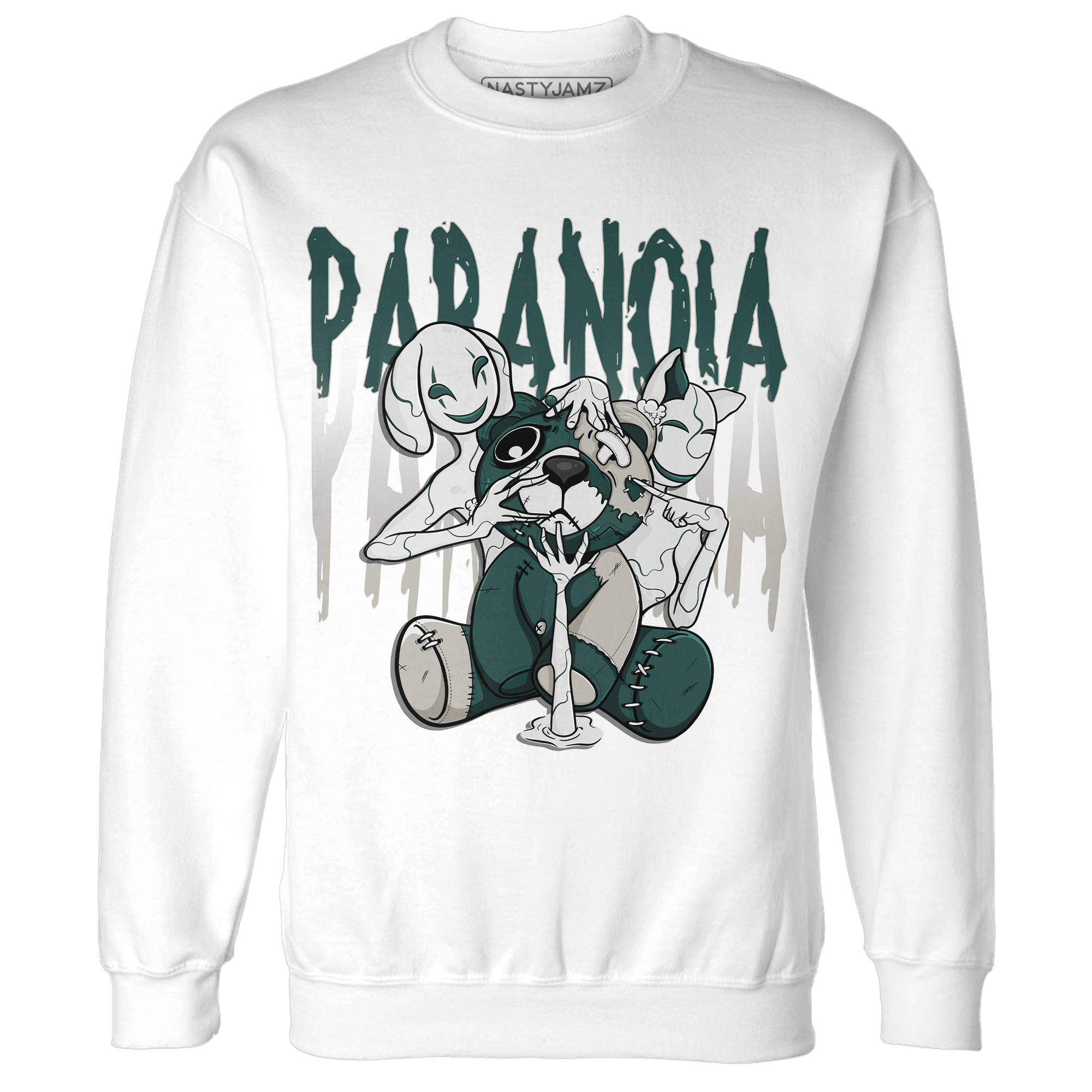 Oxidized Green 4s Sweatshirt Match Paranoia BER - NastyJamz