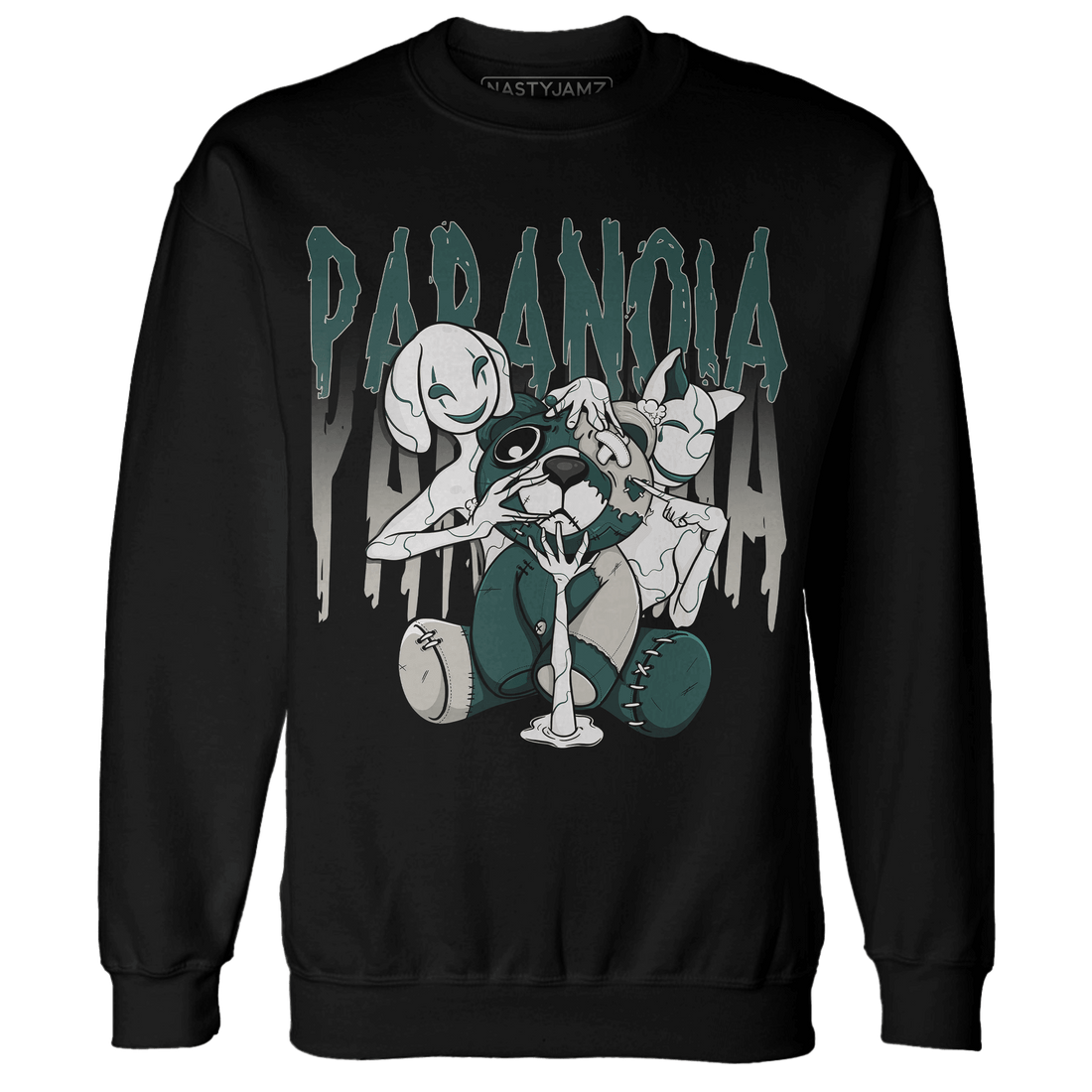 Oxidized Green 4s Sweatshirt Match Paranoia BER - NastyJamz