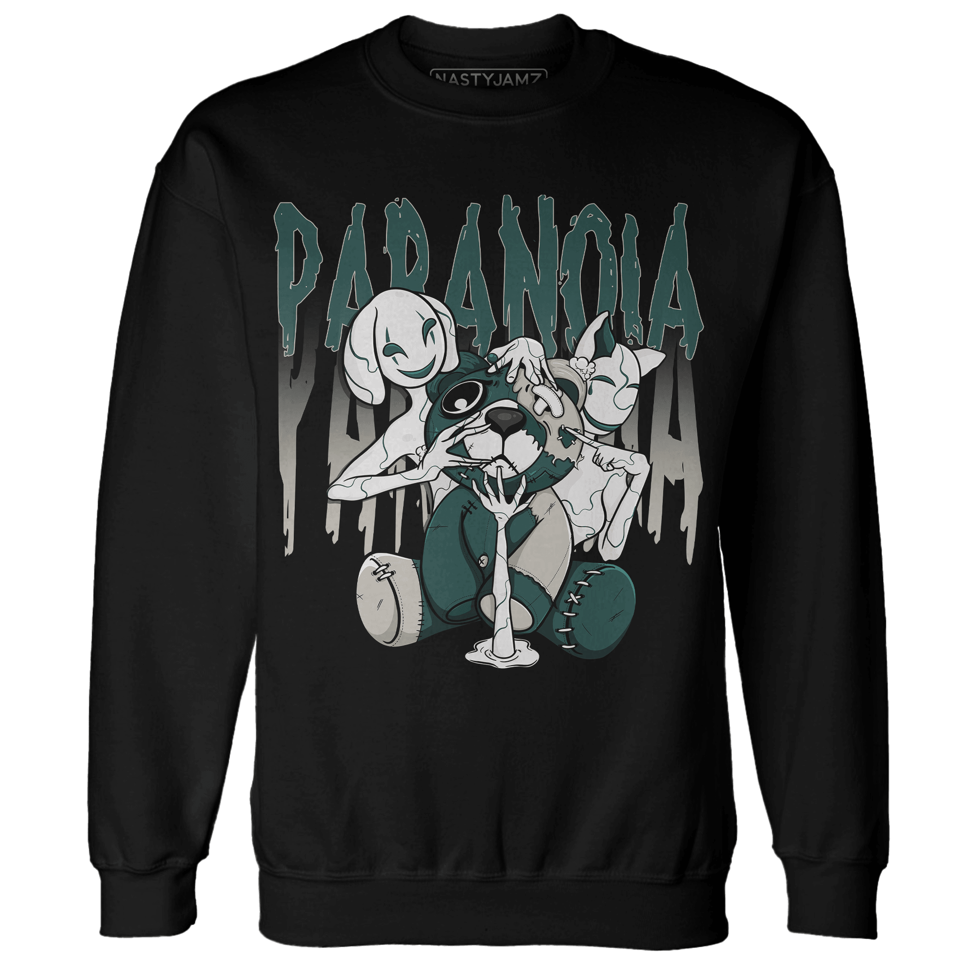 Oxidized Green 4s Sweatshirt Match Paranoia BER - NastyJamz
