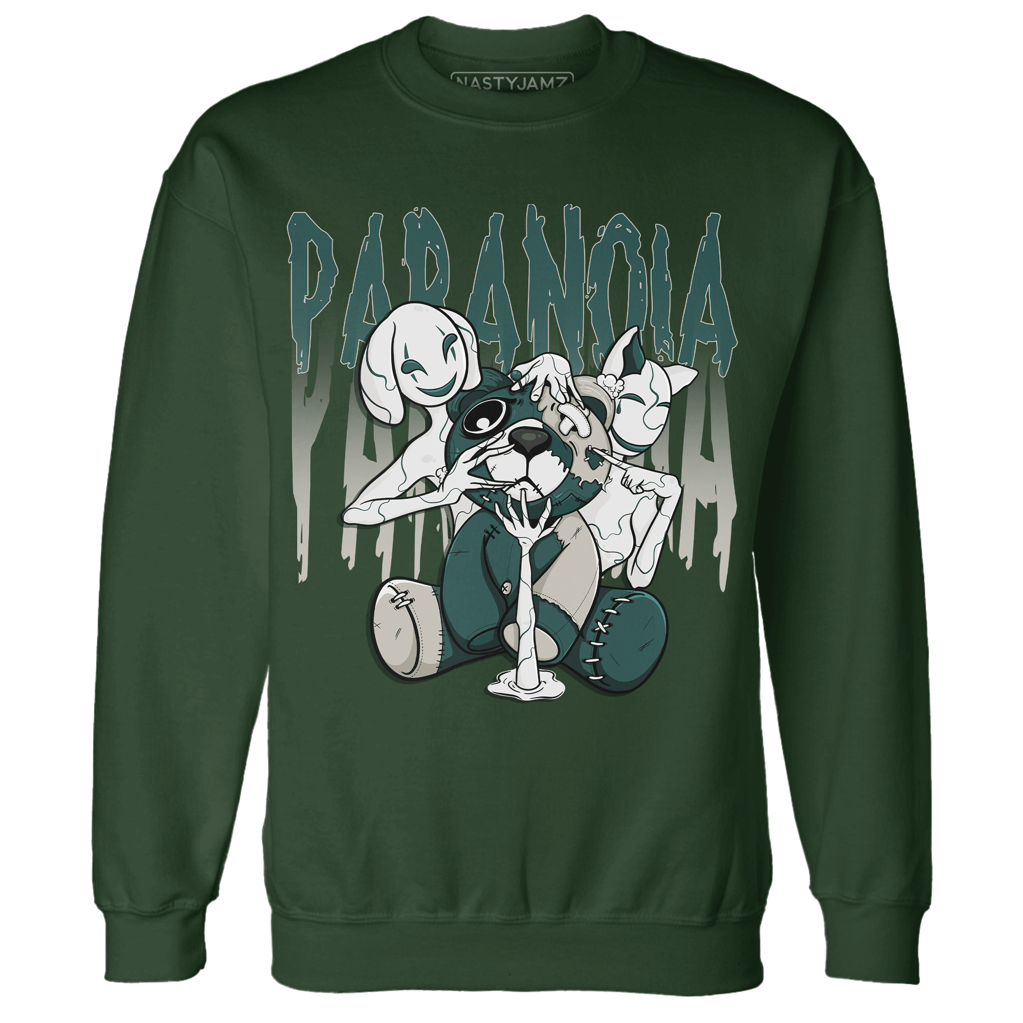 Oxidized Green 4s Sweatshirt Match Paranoia BER - NastyJamz