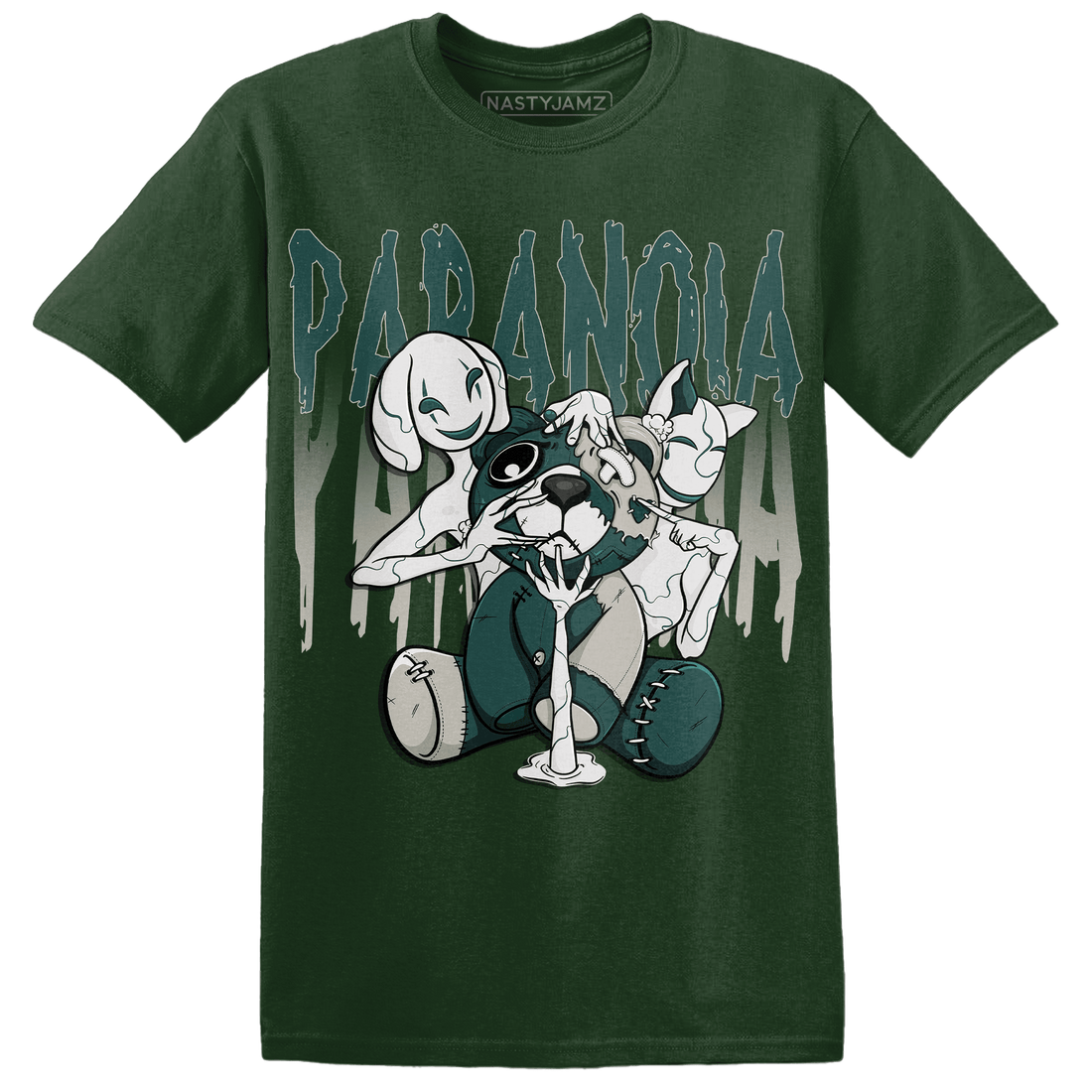 Oxidized Green 4s T Shirt Match Paranoia BER - NastyJamz