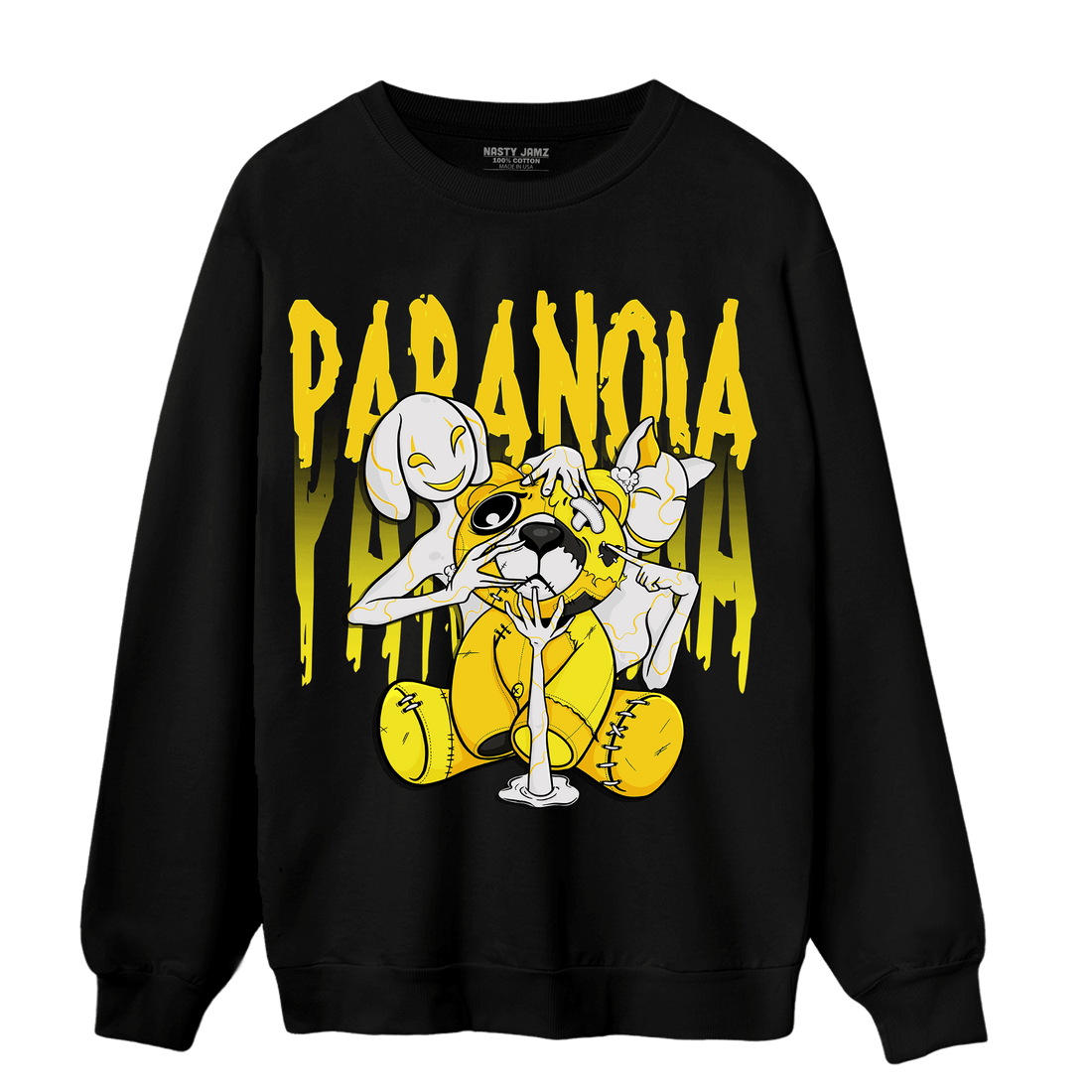 Vivid Sulfur 4s Sweatshirt Match Paranoia BER - NastyJamz