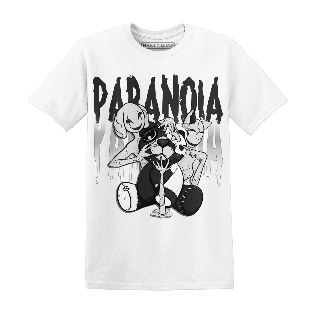 White-Thunder-4s-T-Shirt-Match-Paranoia-BER