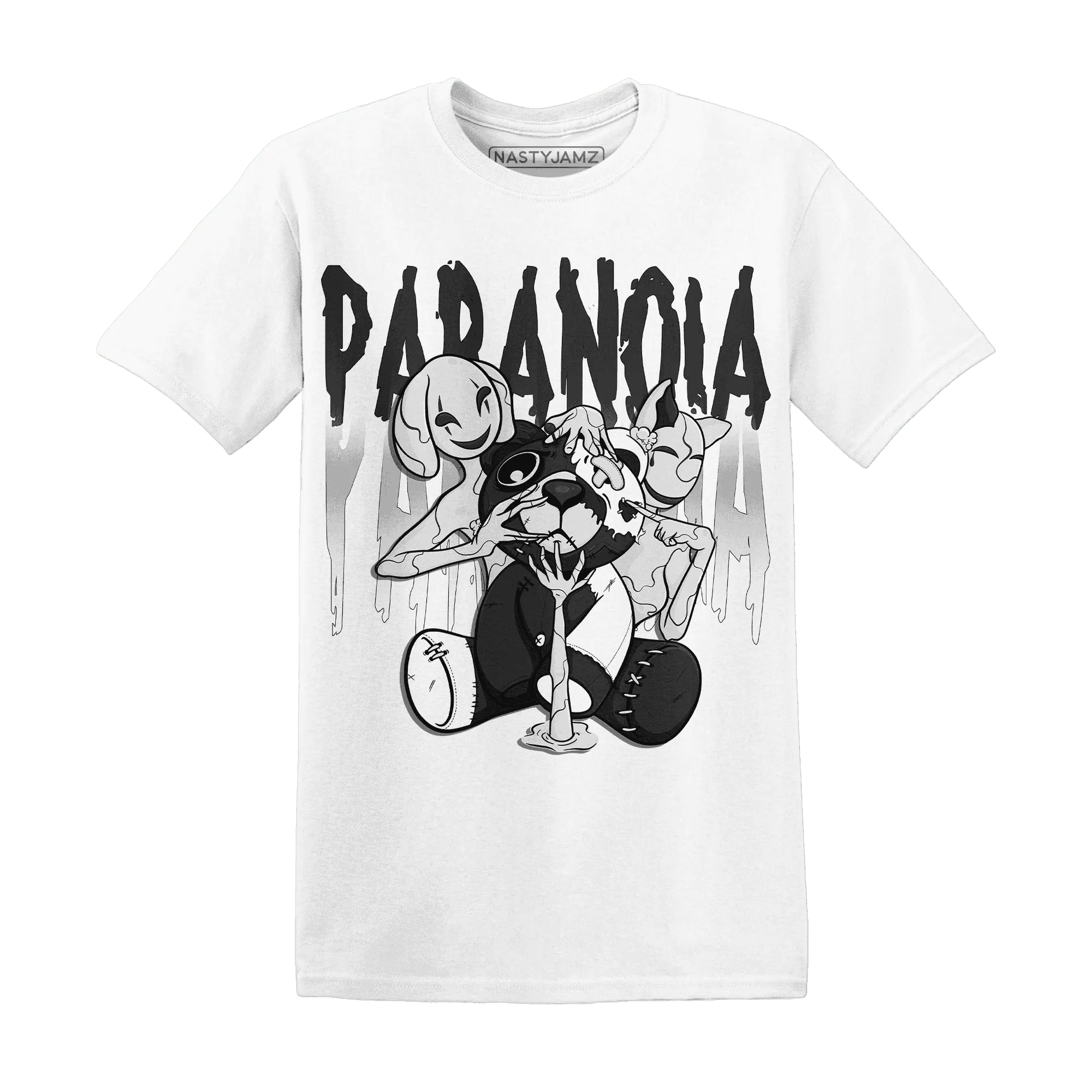 White-Thunder-4s-T-Shirt-Match-Paranoia-BER