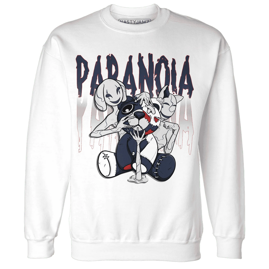 White-Navy-6s-Sweatshirt-Match-Paranoia-BER