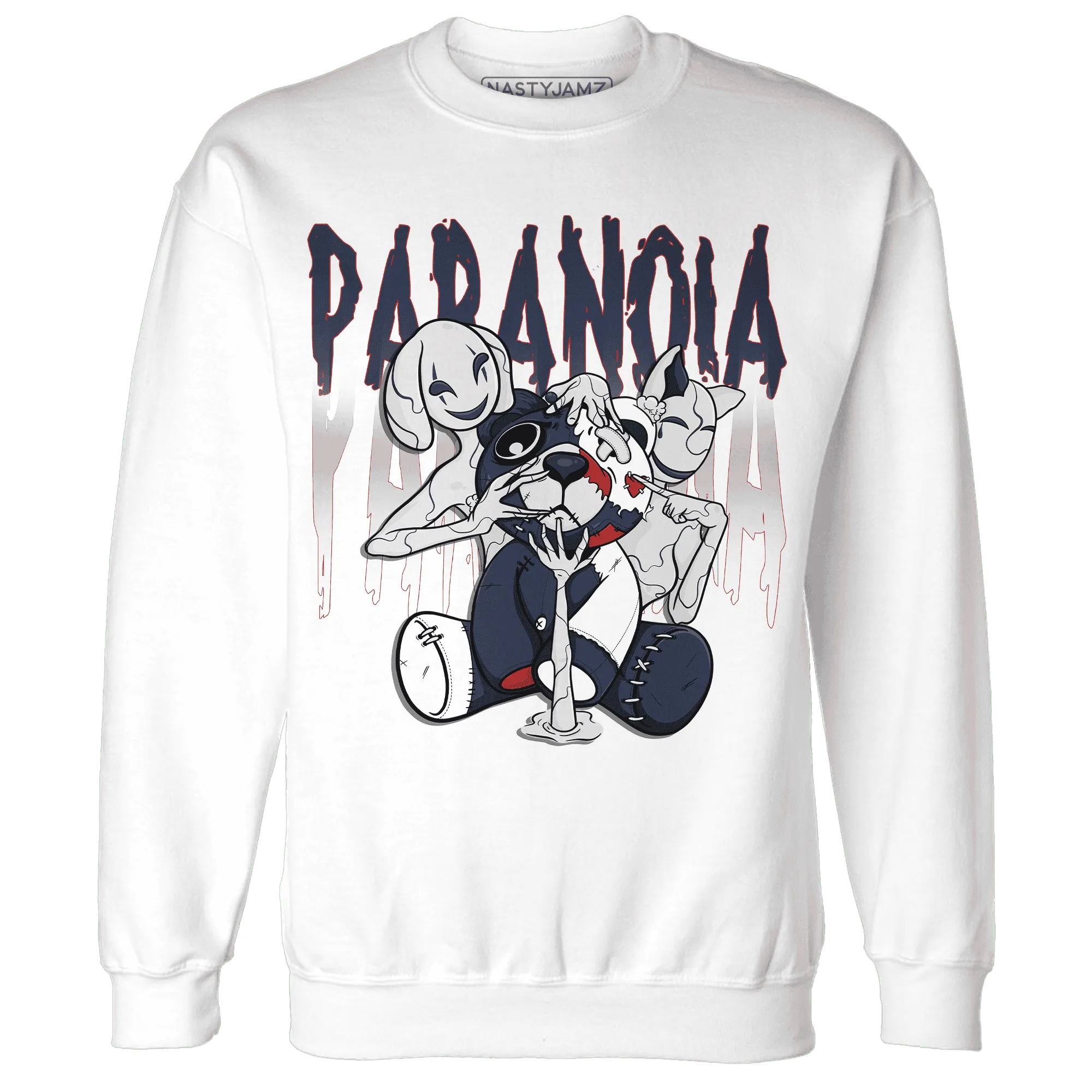 White-Navy-6s-Sweatshirt-Match-Paranoia-BER