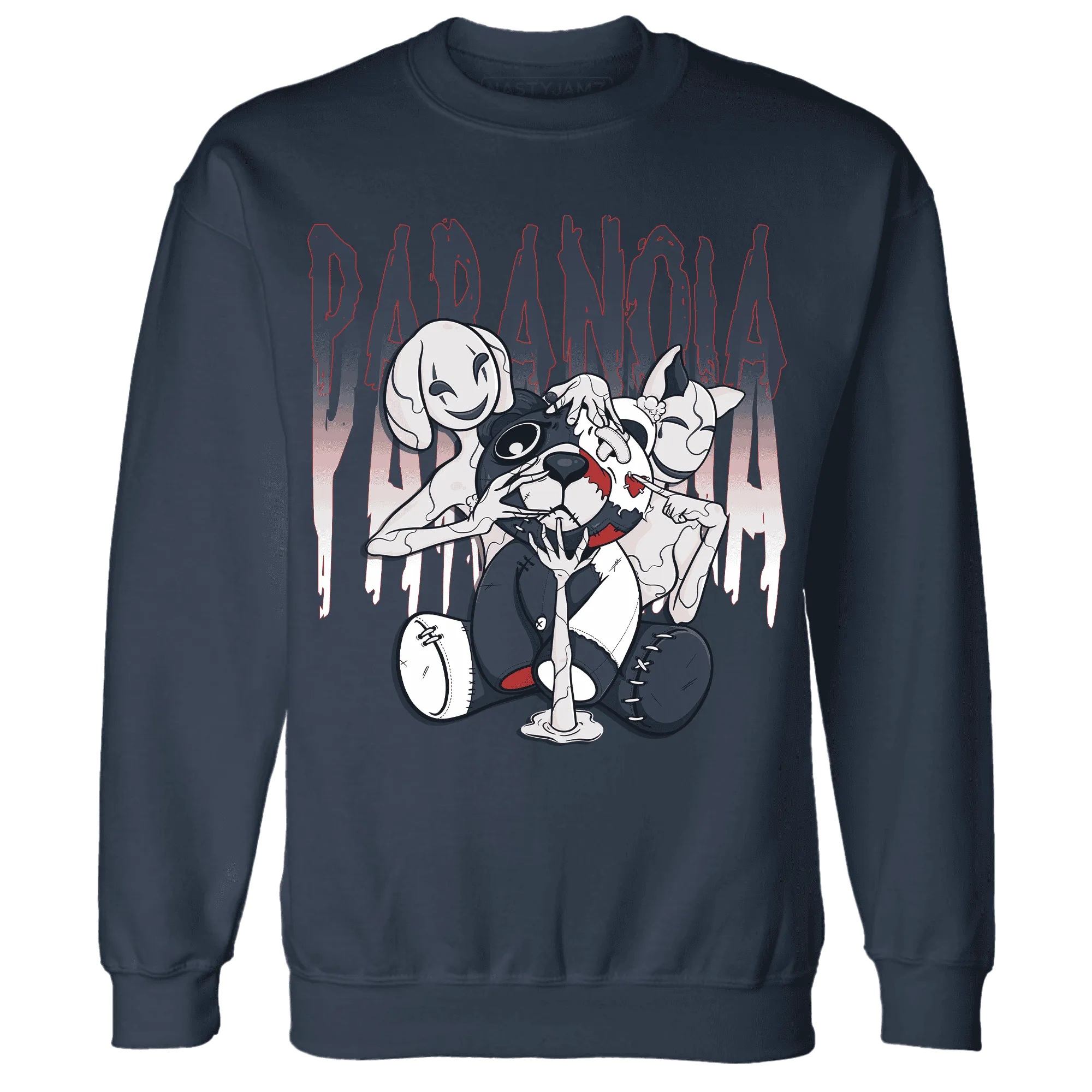 White-Navy-6s-Sweatshirt-Match-Paranoia-BER