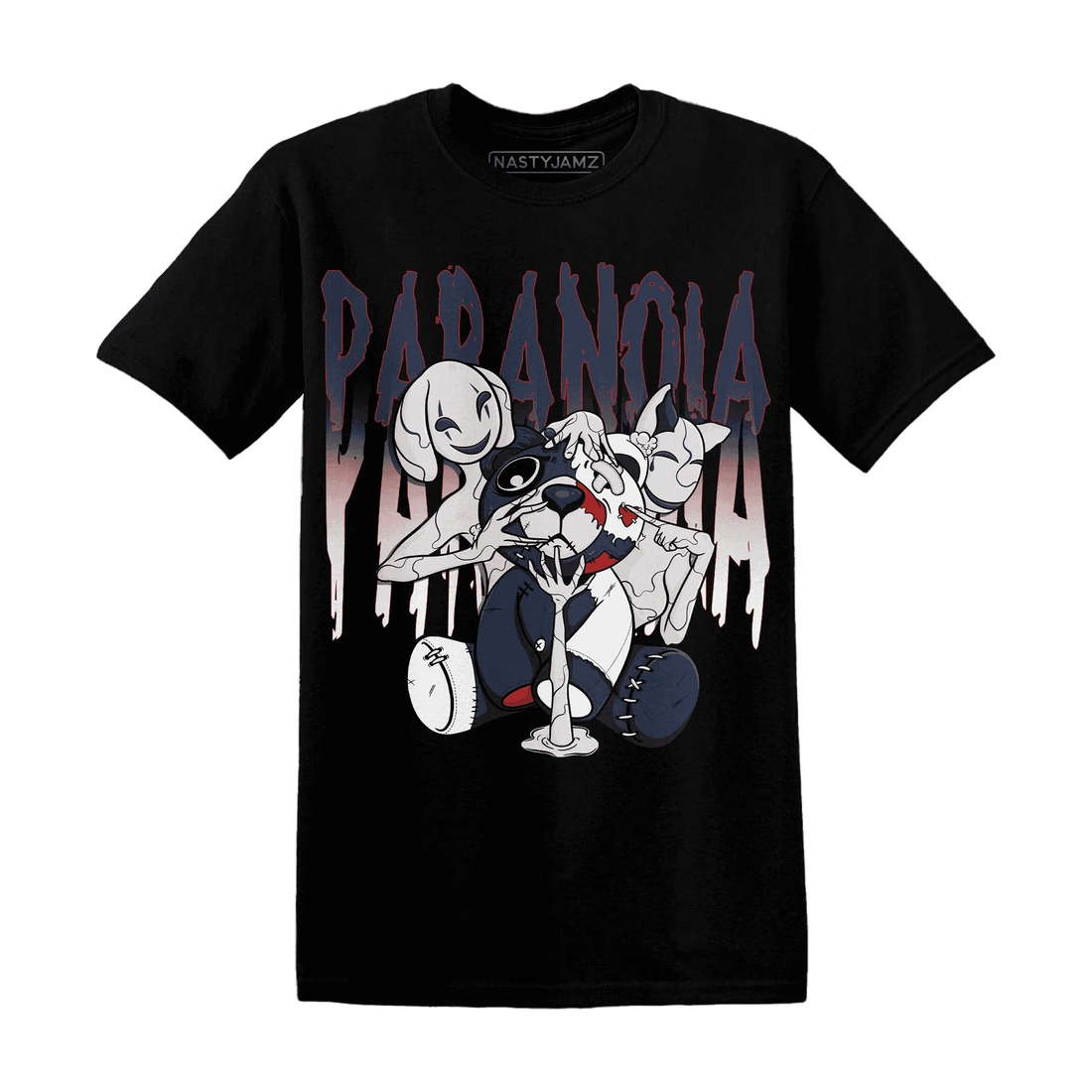 White-Navy-6s-T-Shirt-Match-Paranoia-BER