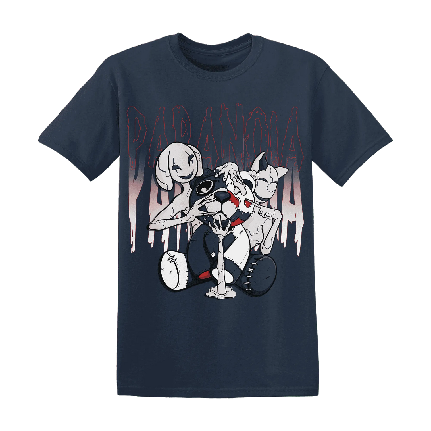 White-Navy-6s-T-Shirt-Match-Paranoia-BER