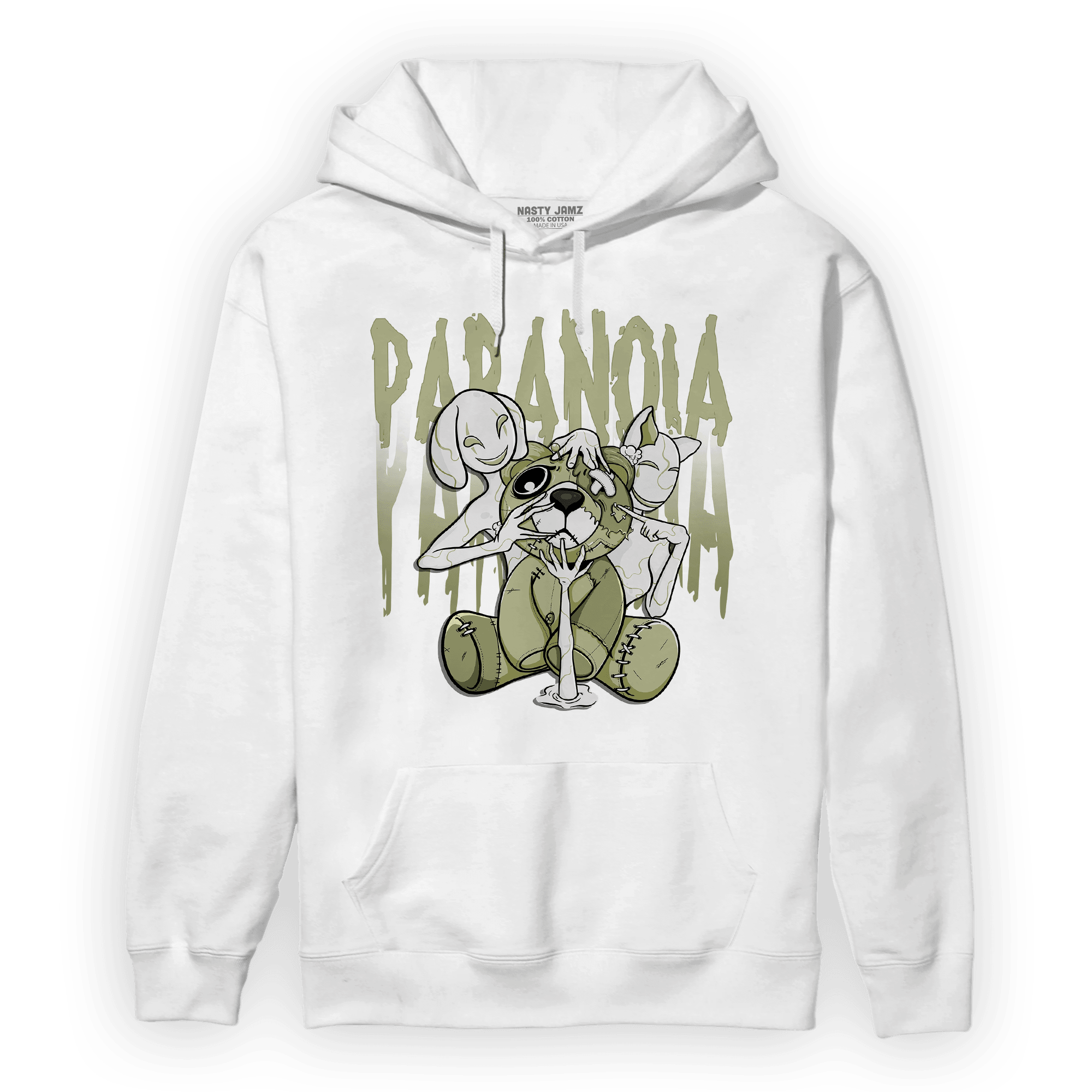 Yeezy Slide Resin Hoodie Match Paranoia BER - NastyJamz