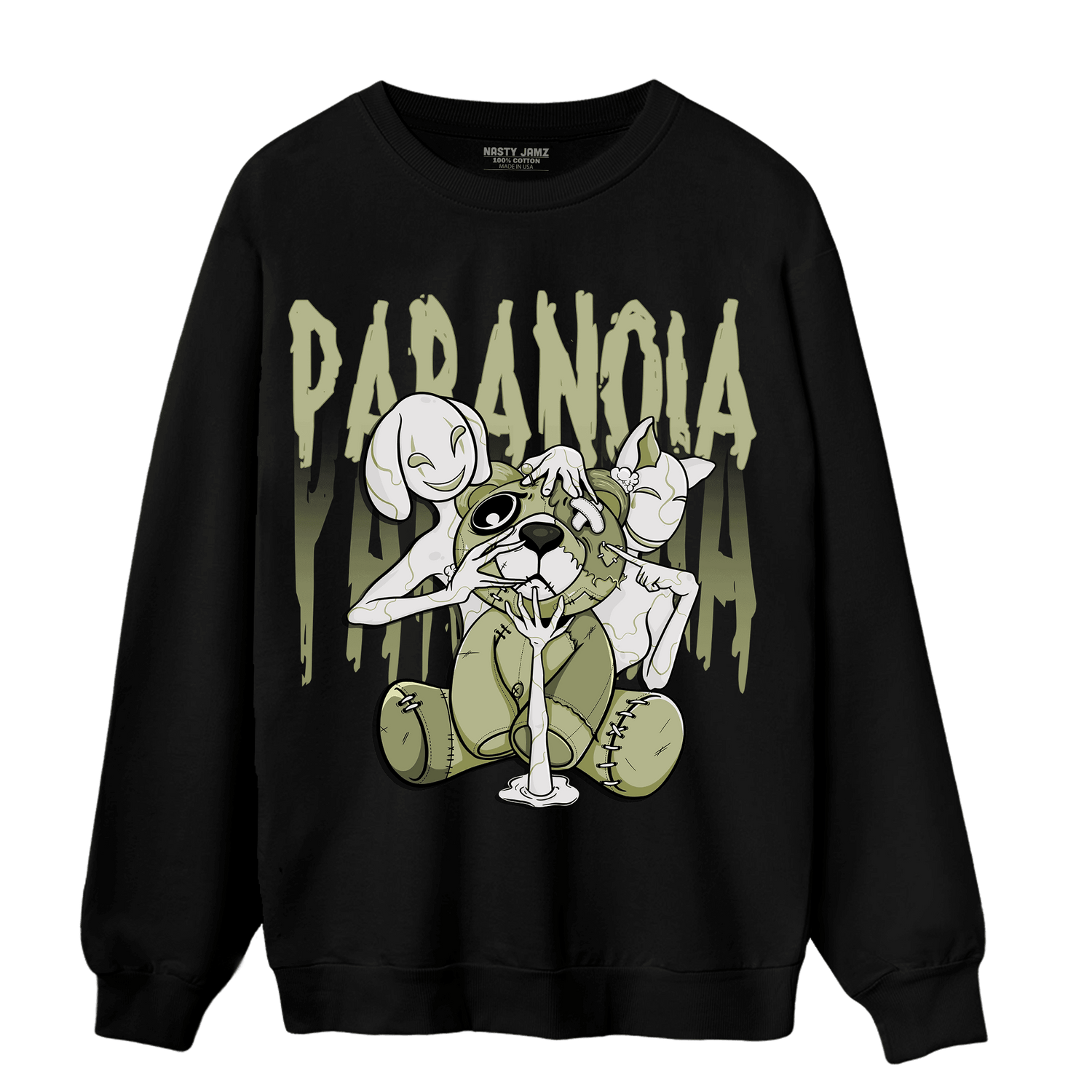 Yeezy Slide Resin Sweatshirt Match Paranoia BER - NastyJamz