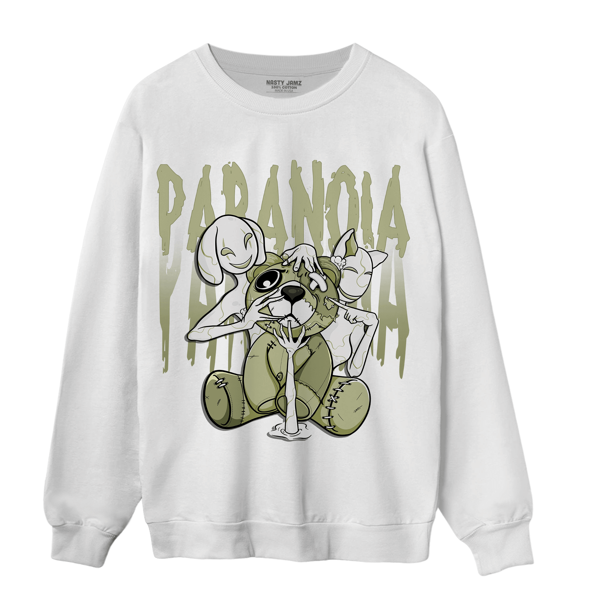 Yeezy Slide Resin Sweatshirt Match Paranoia BER - NastyJamz