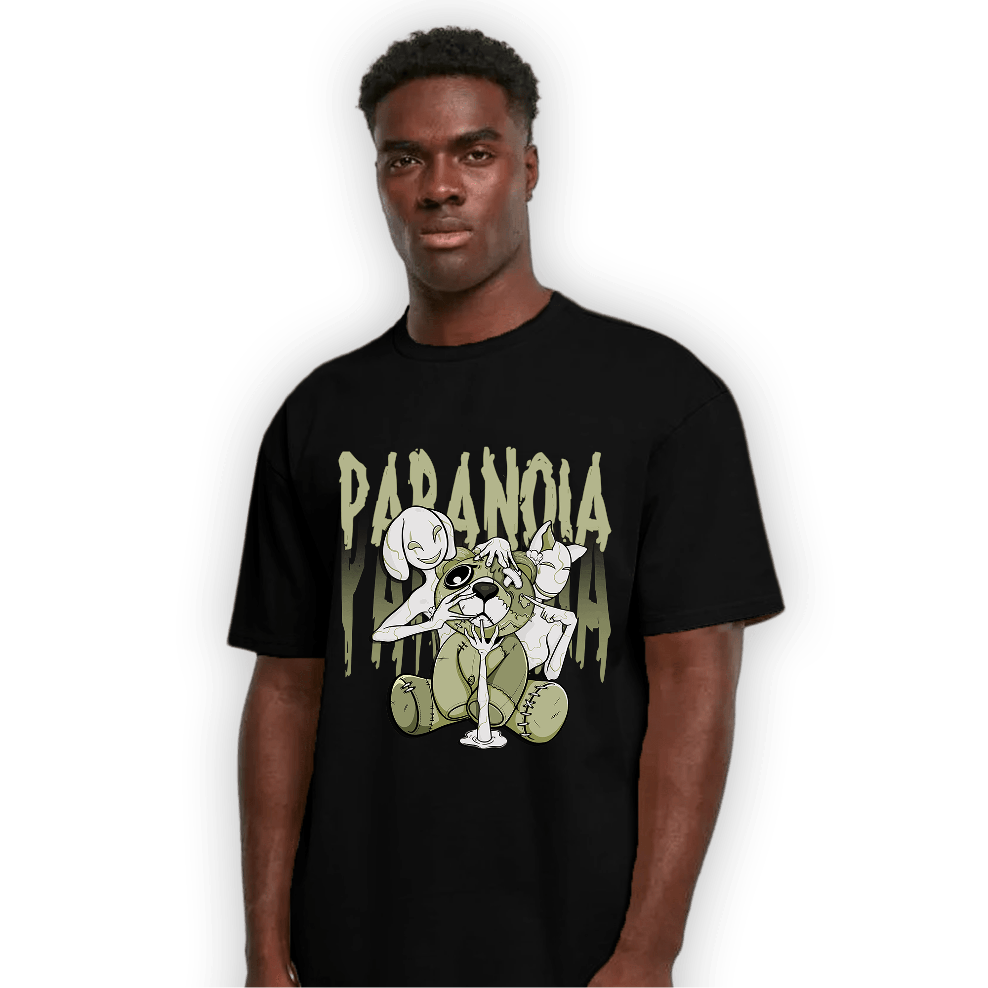 Yeezy Slide Resin T Shirt Match Paranoia BER - NastyJamz