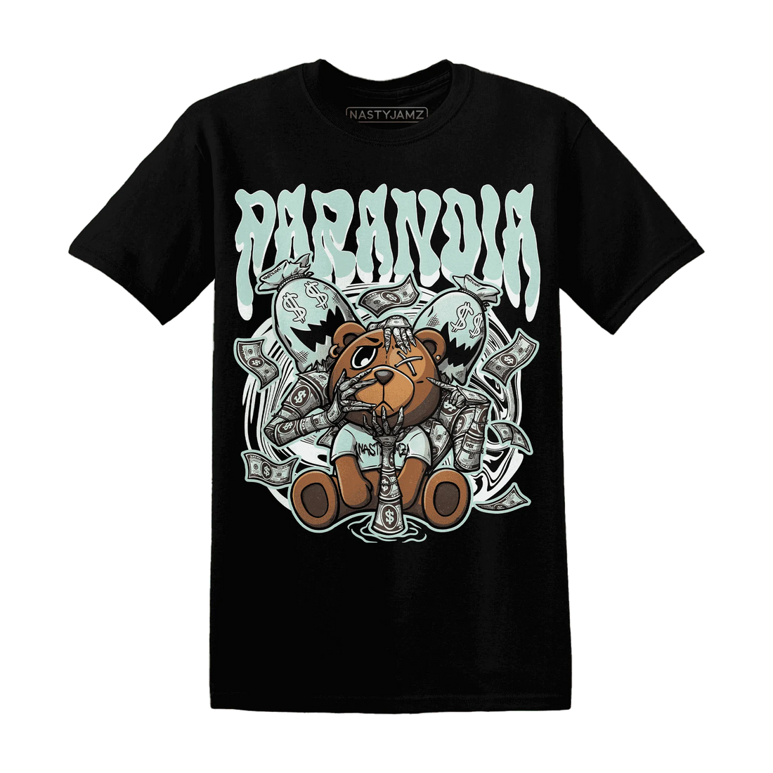 NastyJamz-AF-1-Low-Jade-Ice-White-T-Shirt-Match-Paranoia-Money-BER