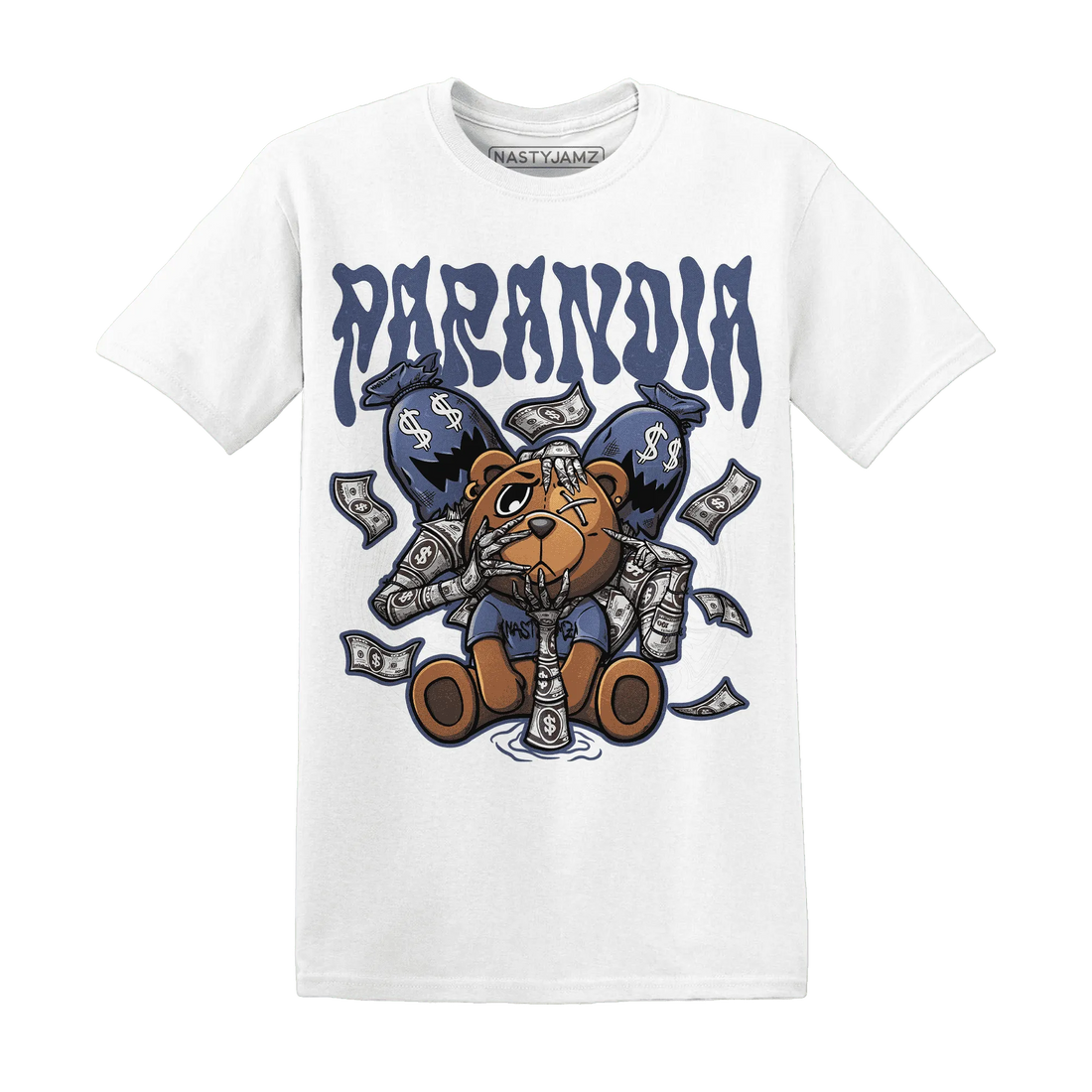Low-Diffused-Blue-11s-T-Shirt-Match-Paranoia-Money-BER
