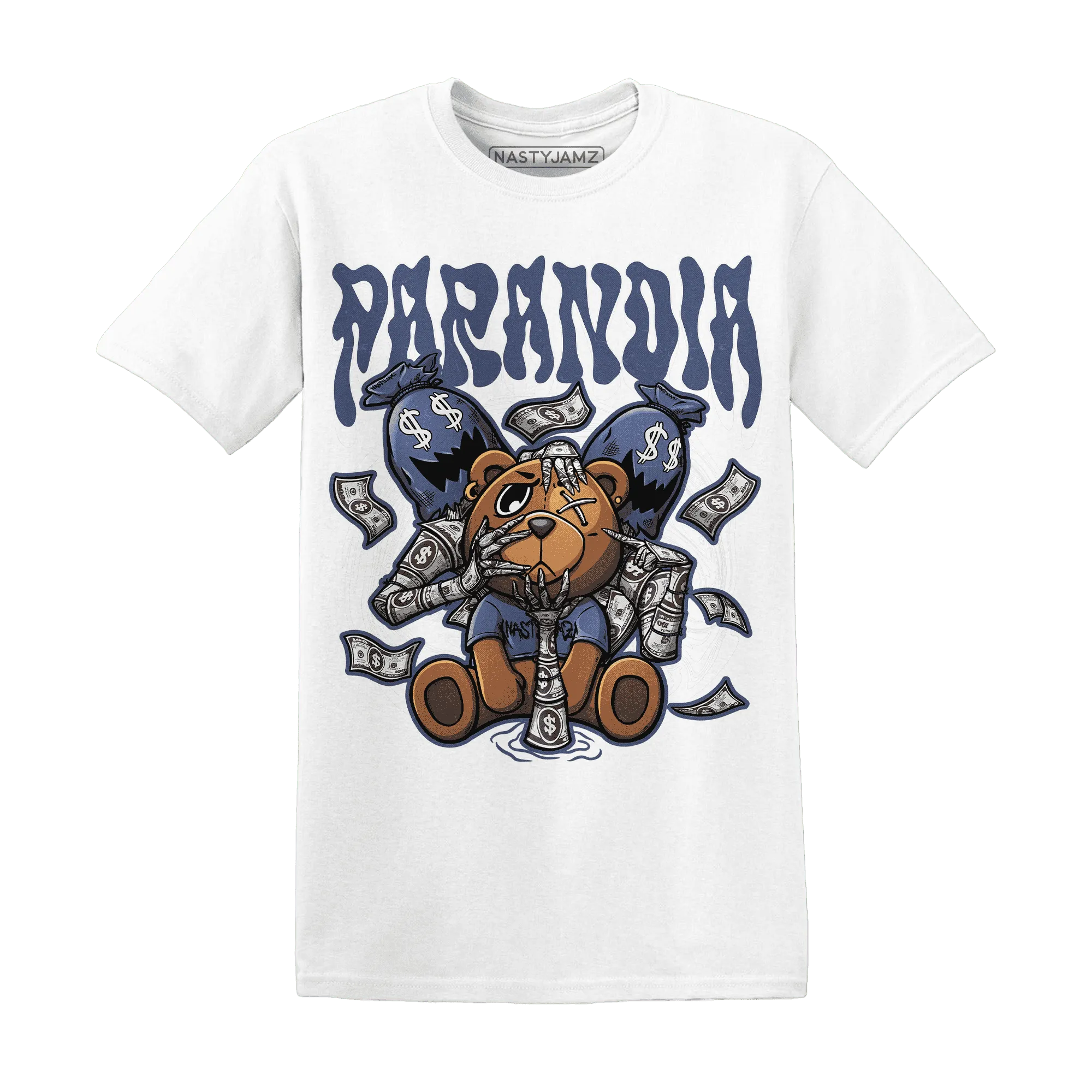 Low-Diffused-Blue-11s-T-Shirt-Match-Paranoia-Money-BER