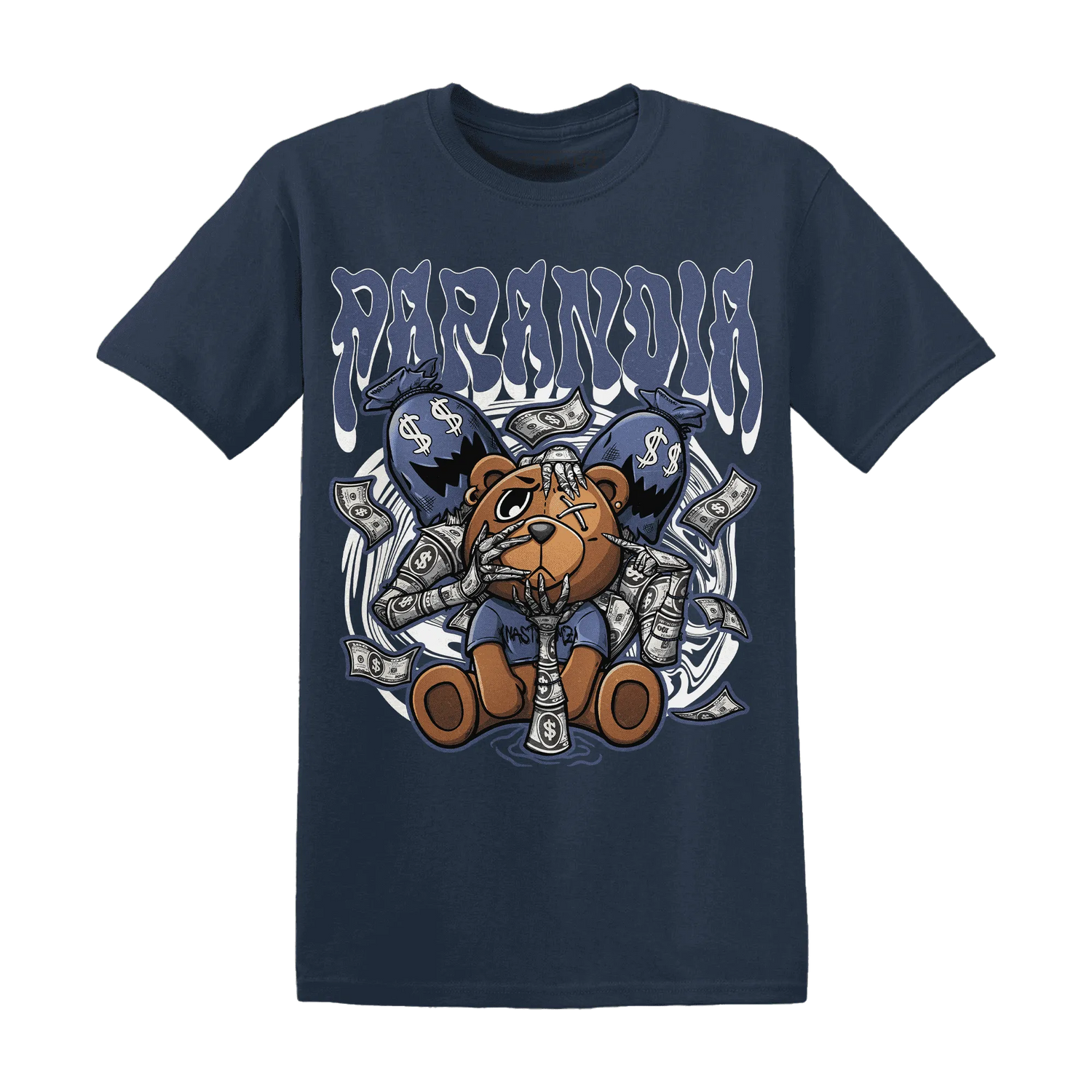 Low-Diffused-Blue-11s-T-Shirt-Match-Paranoia-Money-BER