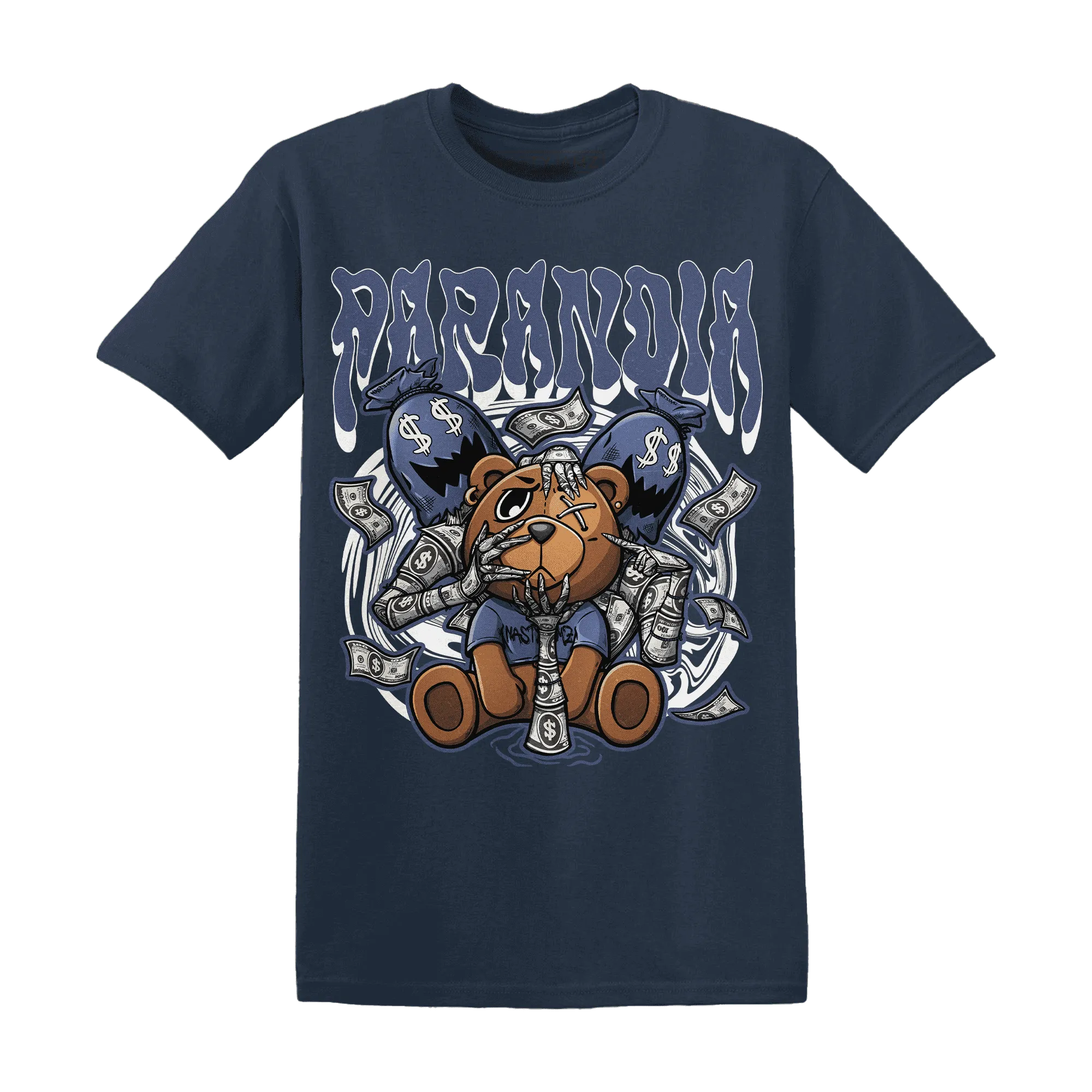 Low-Diffused-Blue-11s-T-Shirt-Match-Paranoia-Money-BER