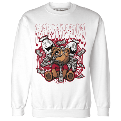 Retro Red Taxi 12s Sweatshirt Match Paranoia Money BER - NastyJamz