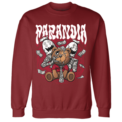 Retro Red Taxi 12s Sweatshirt Match Paranoia Money BER - NastyJamz