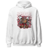 Retro Red Taxi 12s Hoodie Match Paranoia Money BER - NastyJamz
