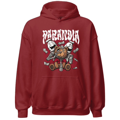 Retro Red Taxi 12s Hoodie Match Paranoia Money BER - NastyJamz