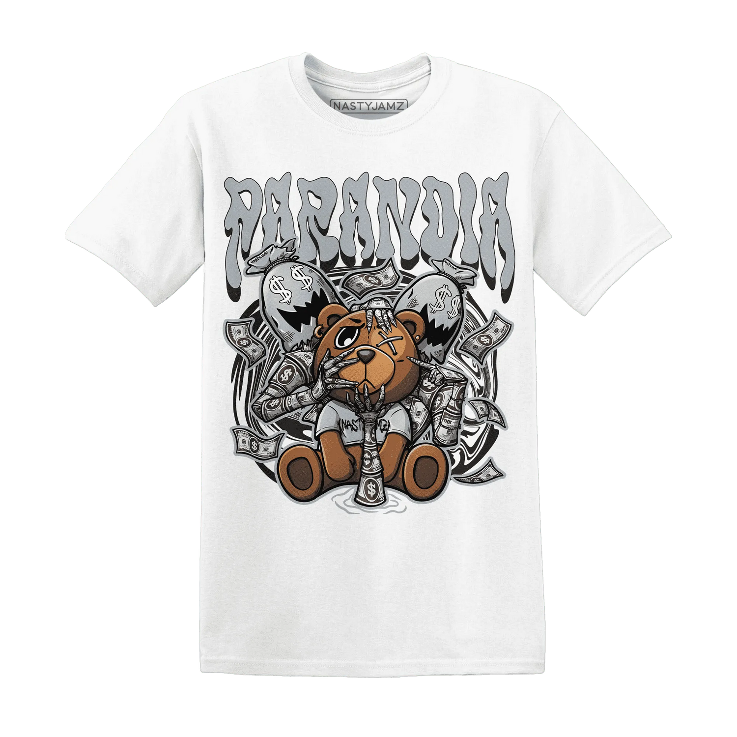 NastyJamz-Wolf-Grey-12s-T-Shirt-Match-Paranoia-Money-BER