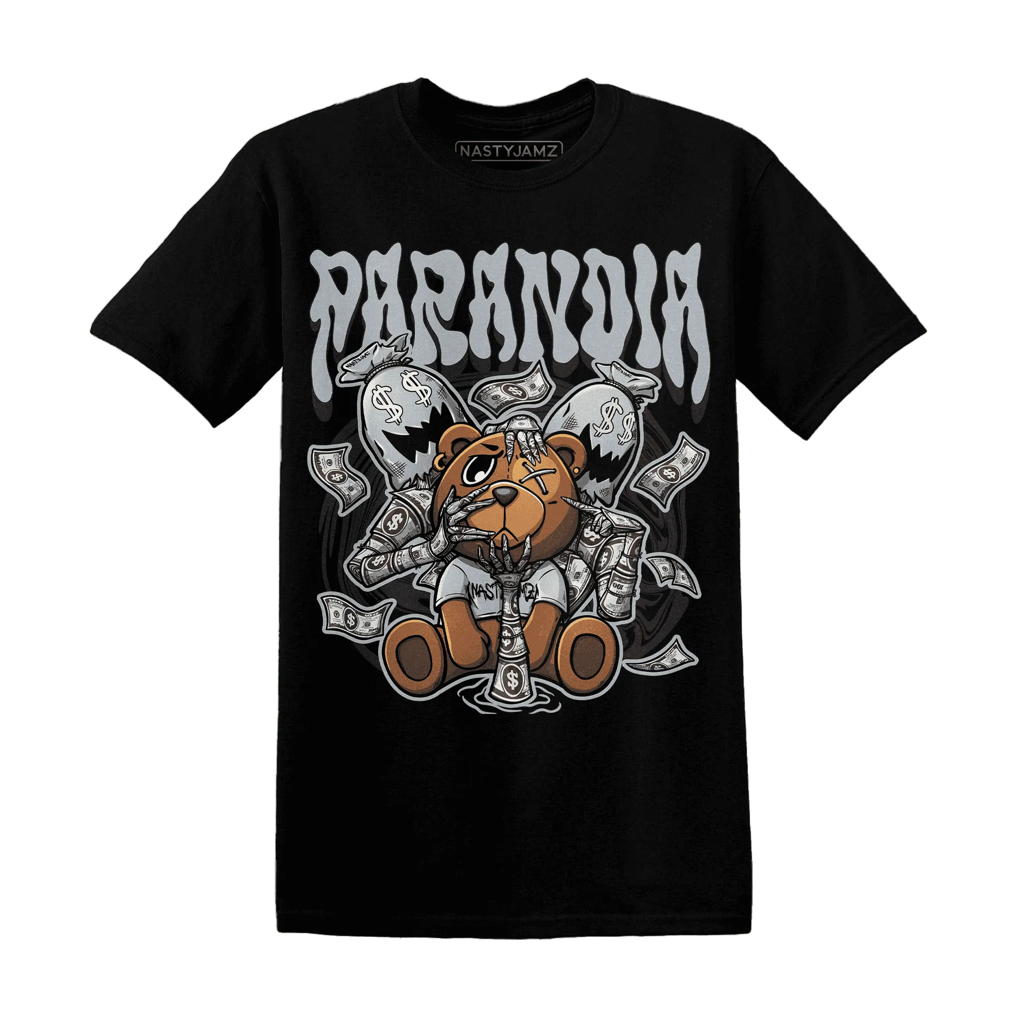 NastyJamz-Wolf-Grey-12s-T-Shirt-Match-Paranoia-Money-BER
