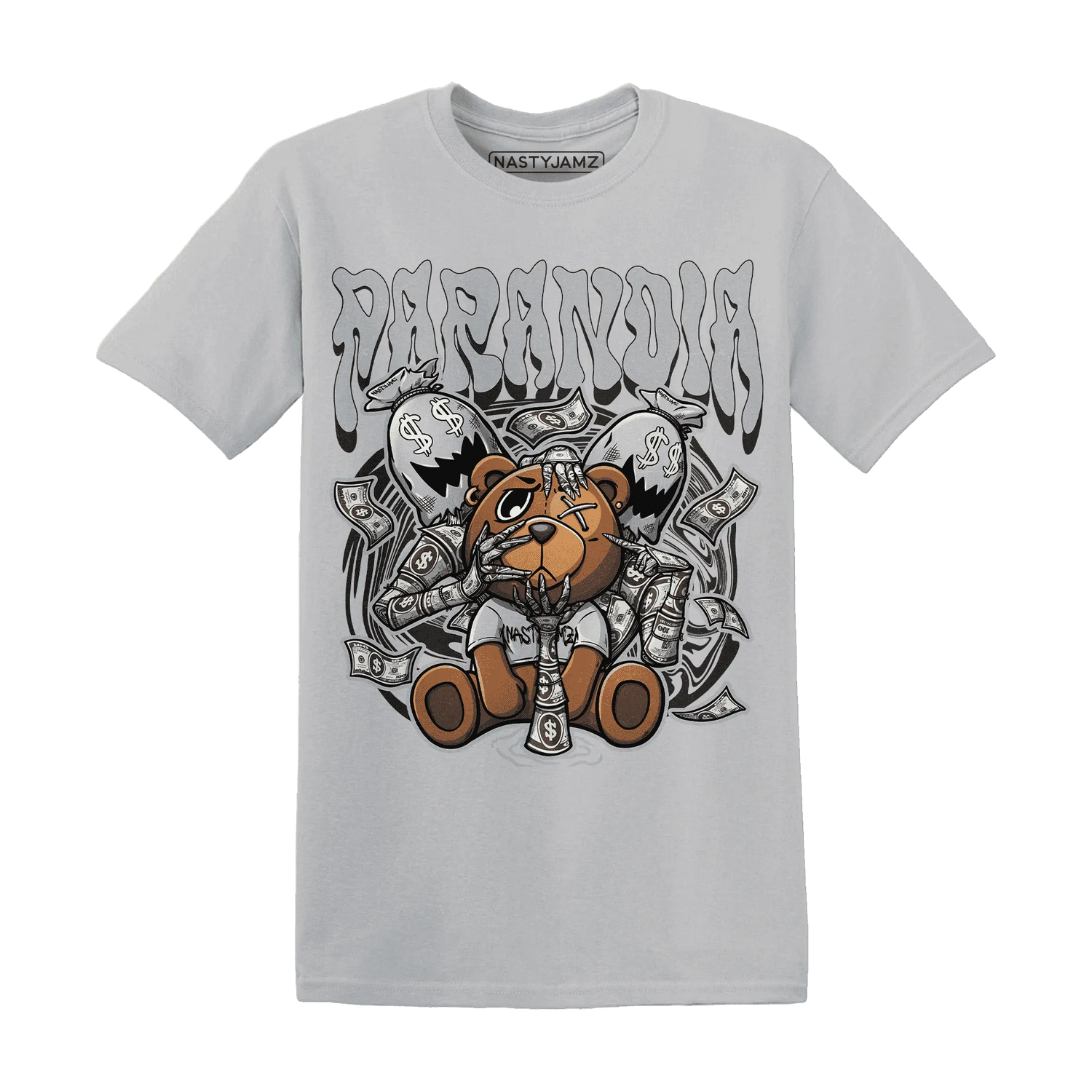 NastyJamz-Wolf-Grey-12s-T-Shirt-Match-Paranoia-Money-BER